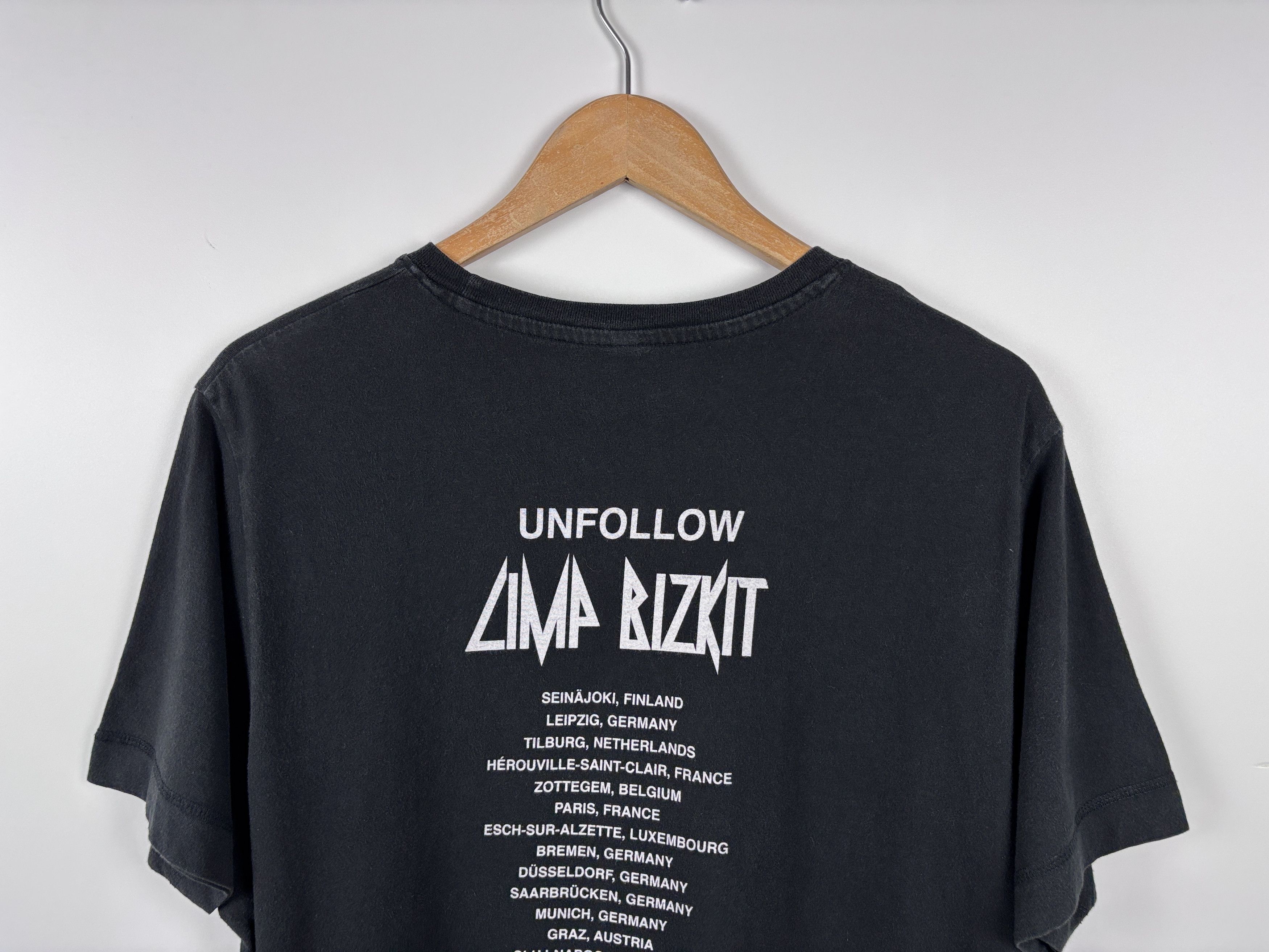 Band Tees × Vintage Vintage Limp Bizkit Unfollow Tour Rock Band T-Shirt L Size US L / EU 52-54 / 3 - 6 Thumbnail
