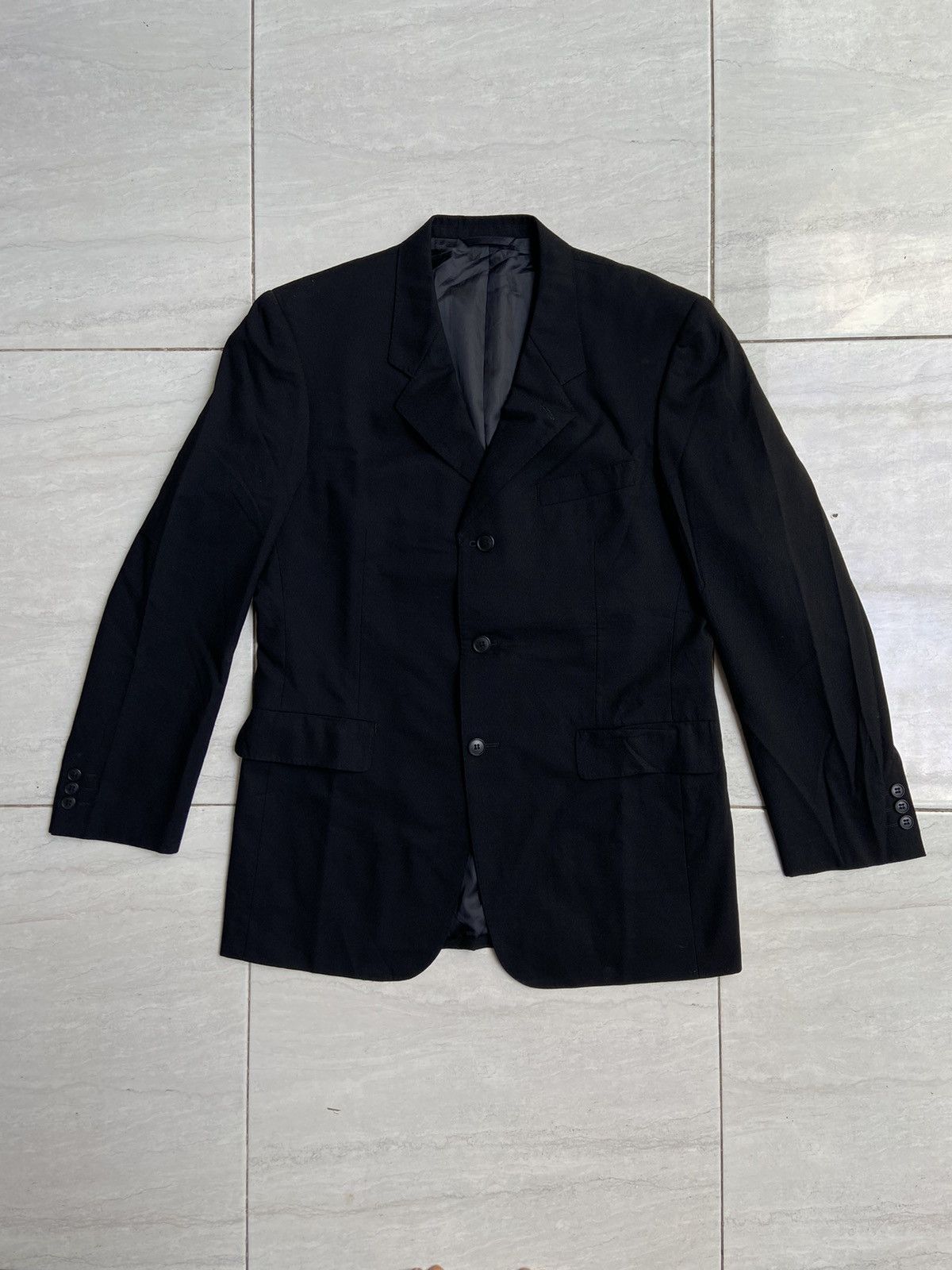 image of A.a.r Yohji Yamamoto Durban Black Suit, Men's (Size Medium)