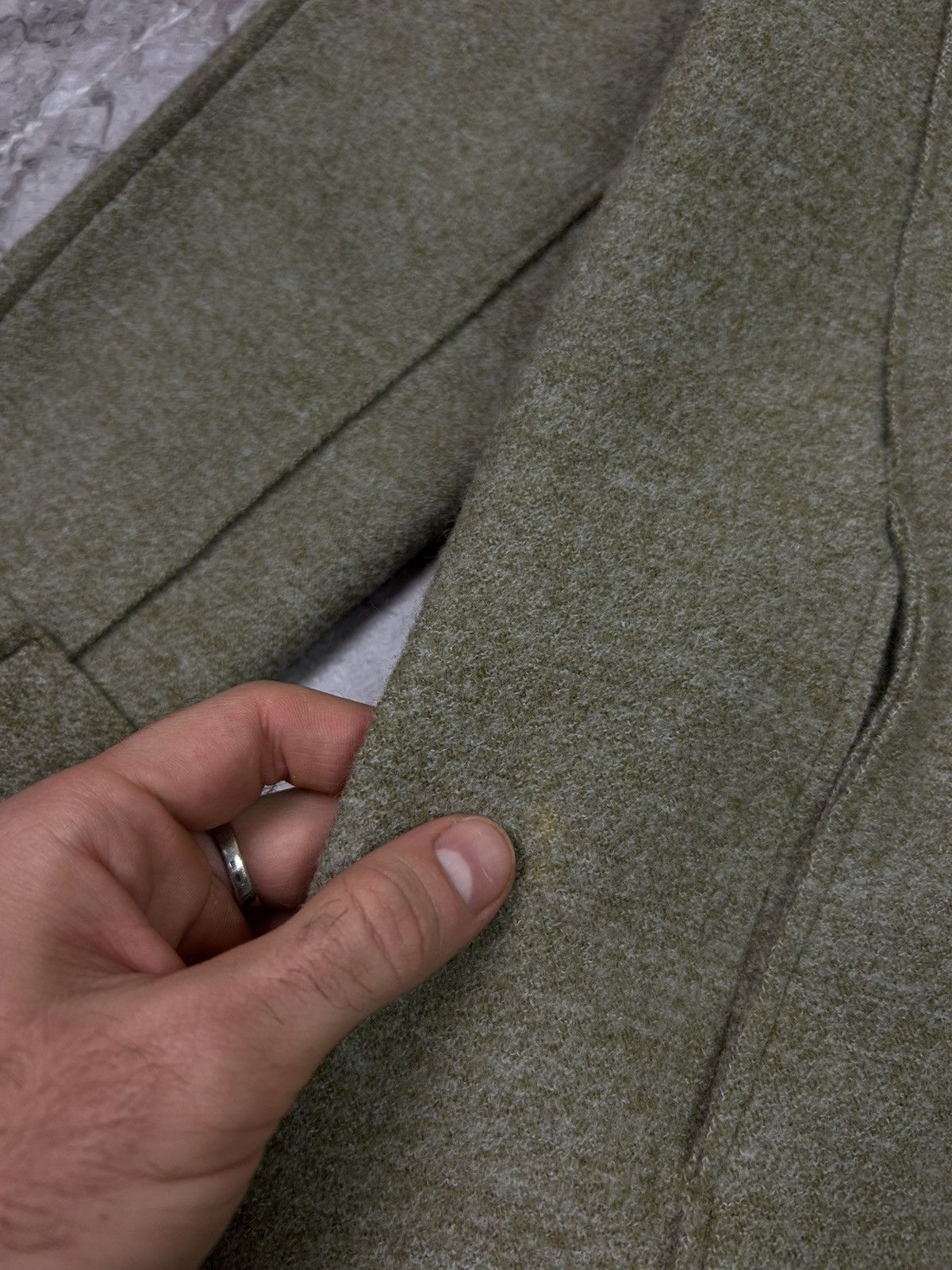 OSKA OSKA Coat Boiled Wool with Pockets Size 1 Heather Size M / US 6-8 / IT 42-44 - 4 Thumbnail