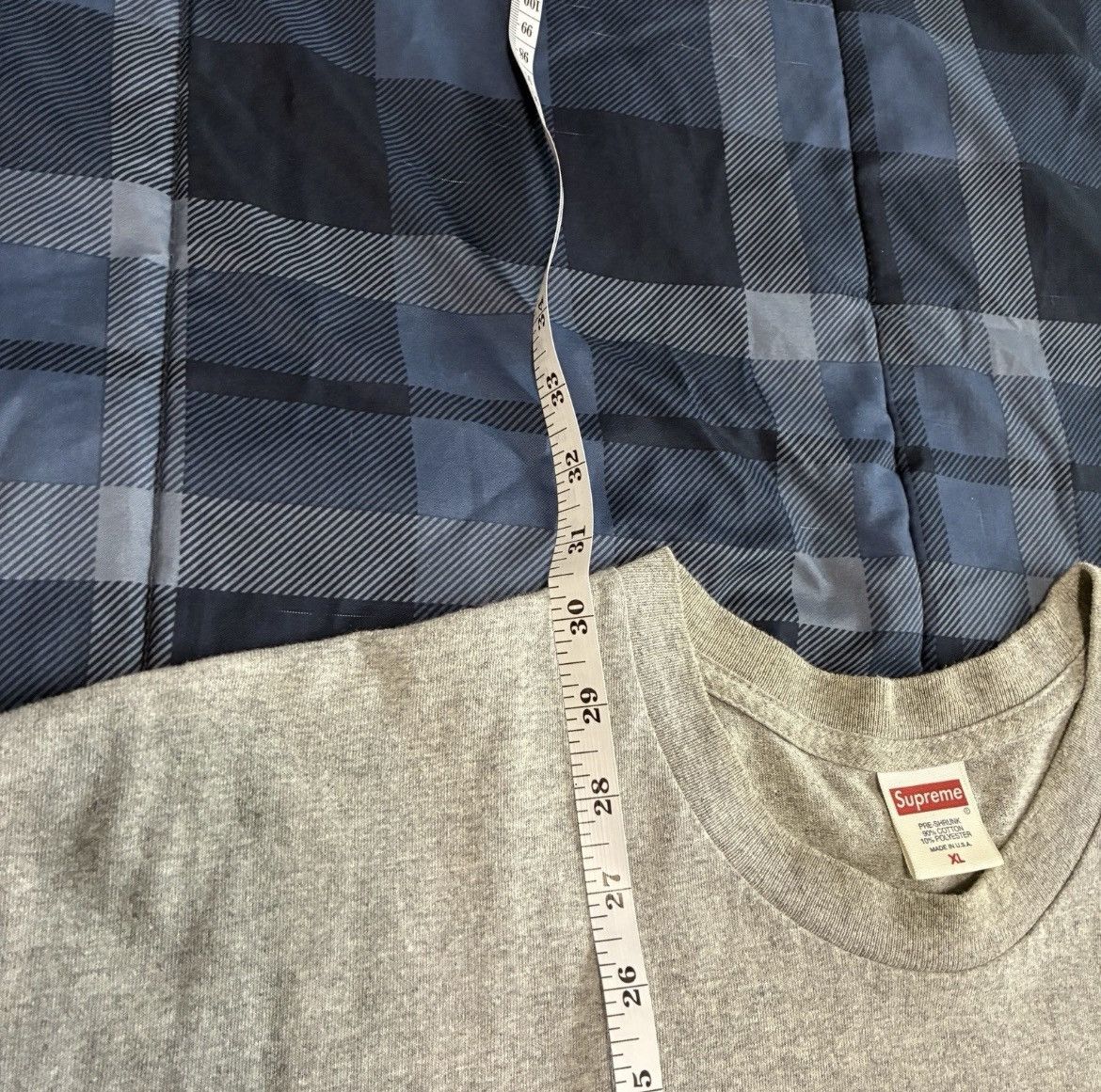 Supreme Supreme Time Tee Short Sleeve T-Shirt SS20 Heather Grey Size US XL / EU 56 / 4 - 7 Thumbnail