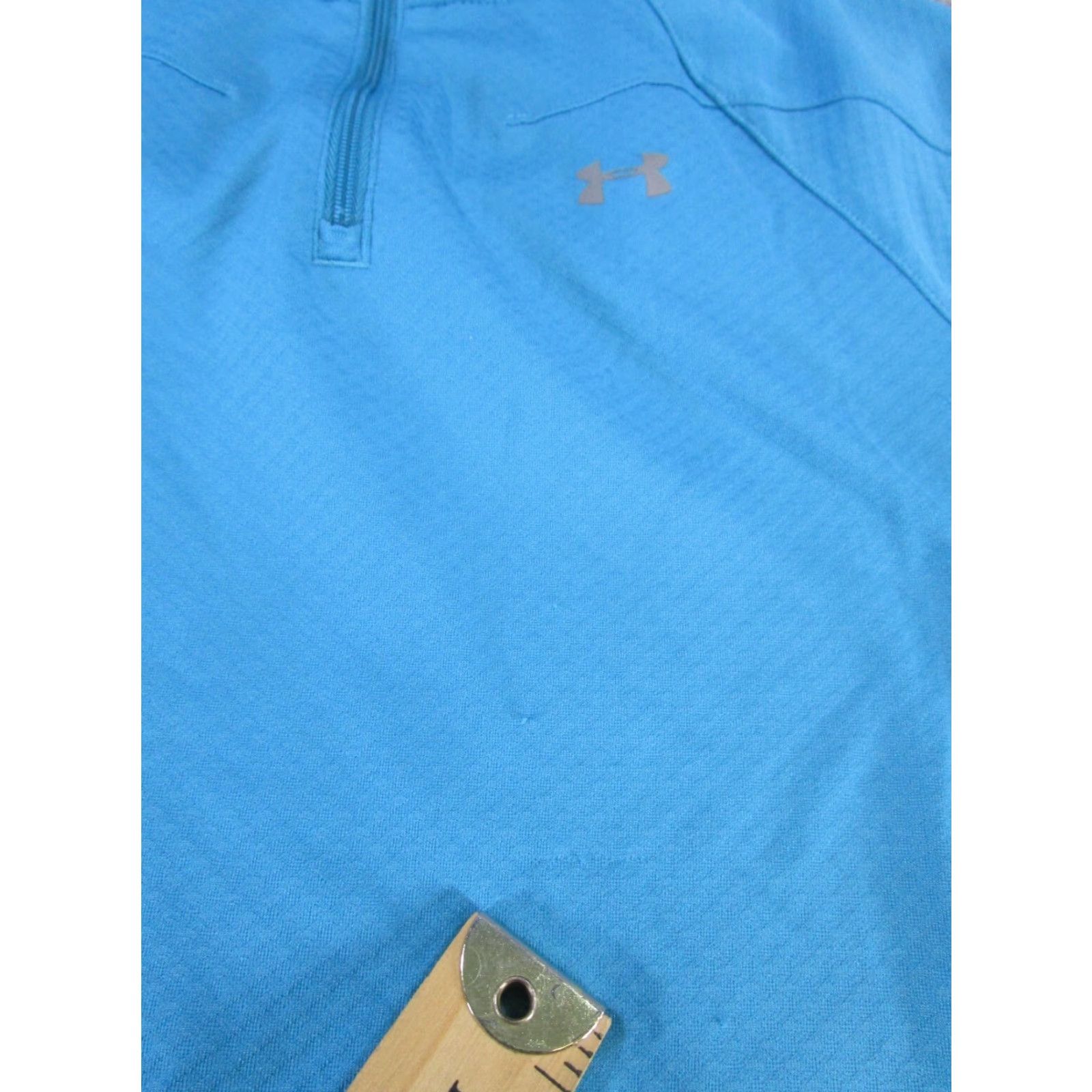 Under Armour Under Armour Sweatshirt Womens Small Blue HeatGear Mock Neck Pullover Activewear Cross Training, Gym & Running Womens Size S / US 4 / IT 40 - 5 Thumbnail