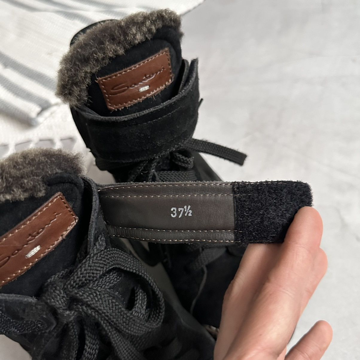 Isabel Marant Santoni Bekett Wedge Suede Fur Sneakers Isabel Marant Style Size US 7.5 / IT 37.5 - 11 Thumbnail
