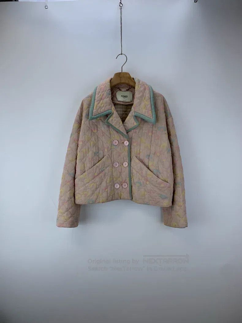 Fendi Fendi Colorful Printed Lightweight Cotton Jacket Size XS / US 0-2 / IT 36-38 - 2 Thumbnail