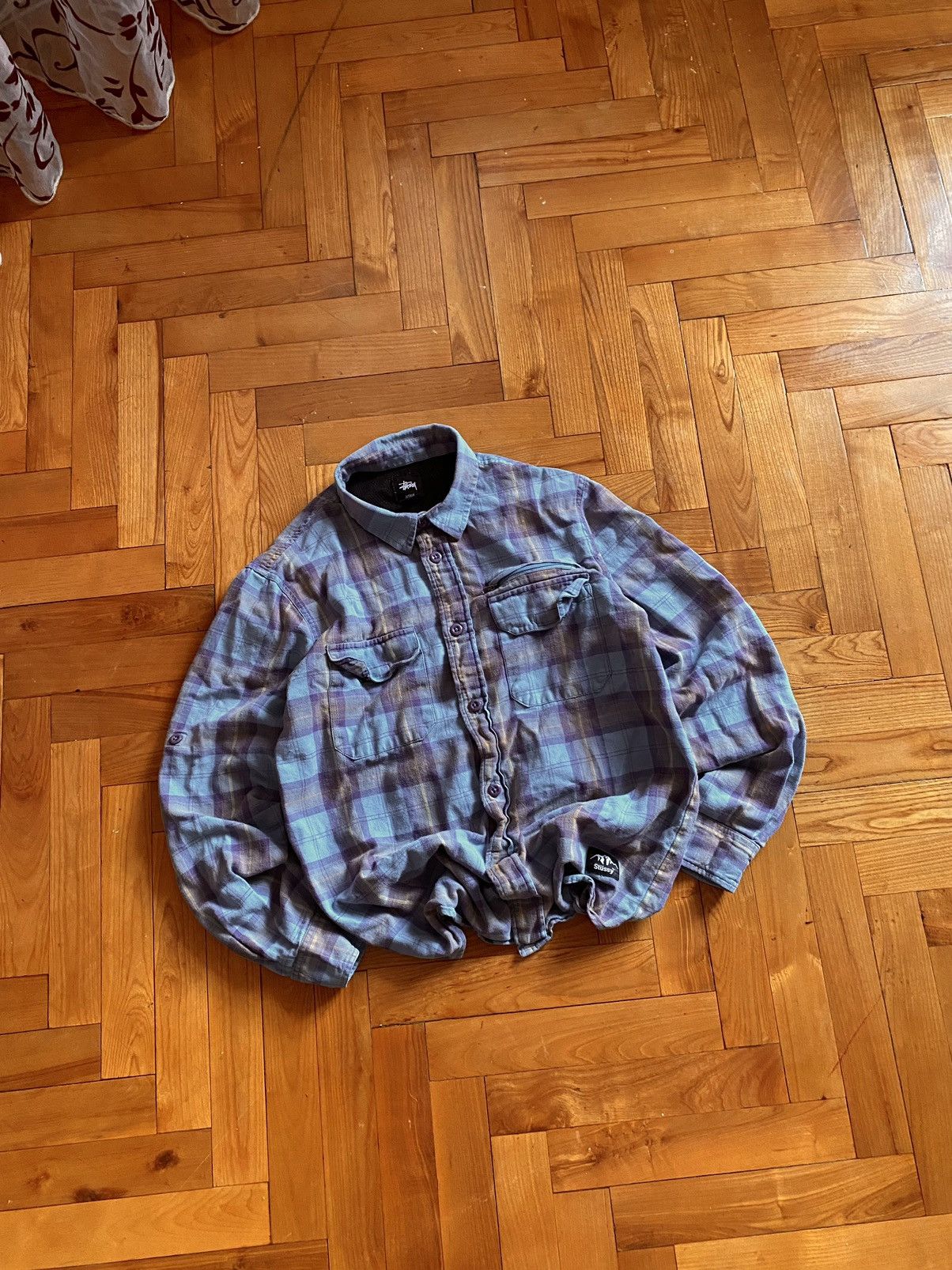 Vintage 90s Stussy Button Up Breathable Shirt