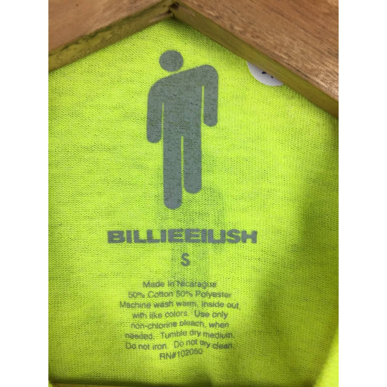 Band Tees Billie Eilish Racer Logo Music Tour Merch Tee Size S Size US S / EU 44-46 / 1 - 9 Thumbnail