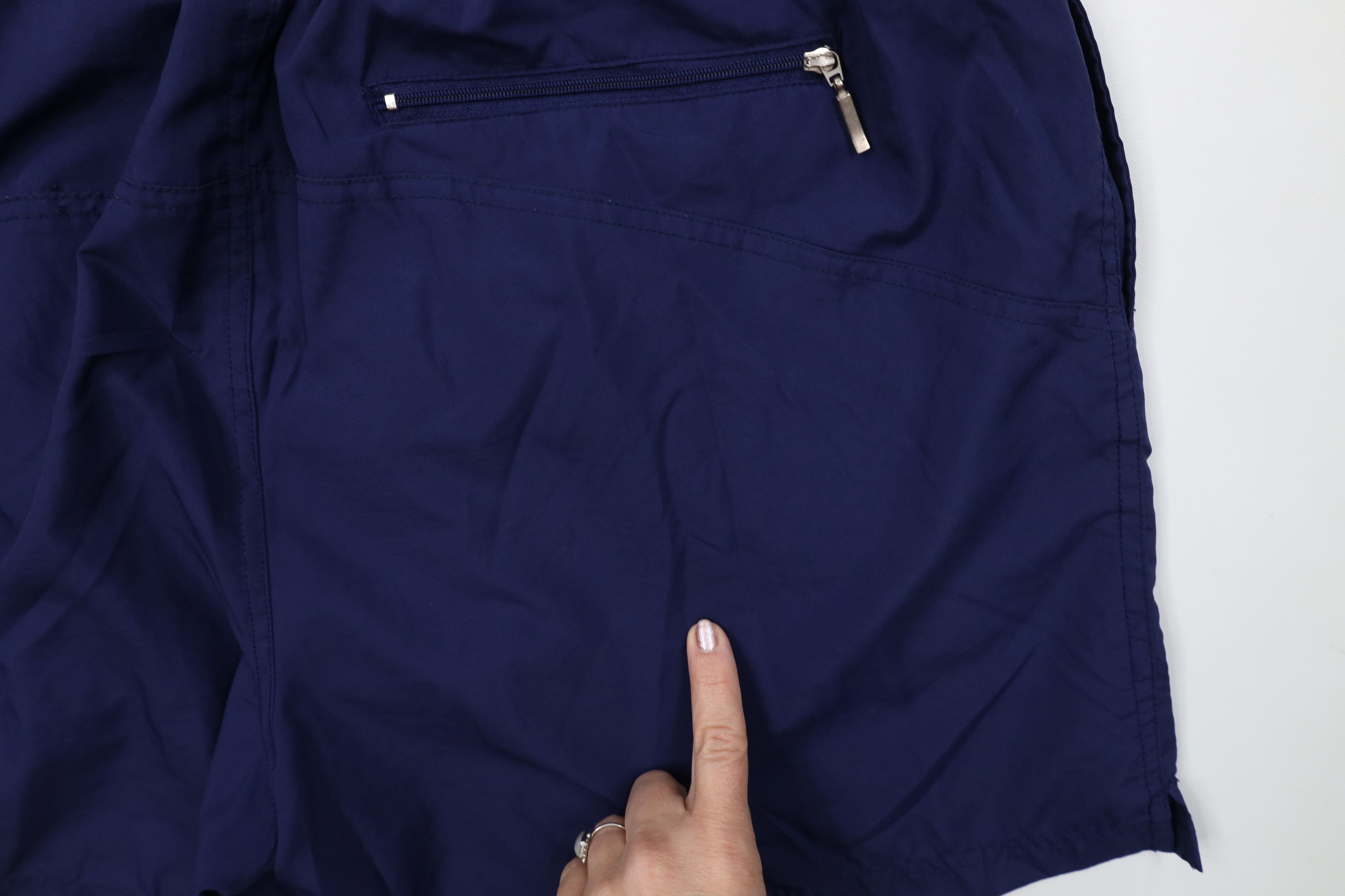 Starter Vintage 90s Starter Lined Running Jogging Shorts Blue Size US 34 / EU 50 - 13 Thumbnail