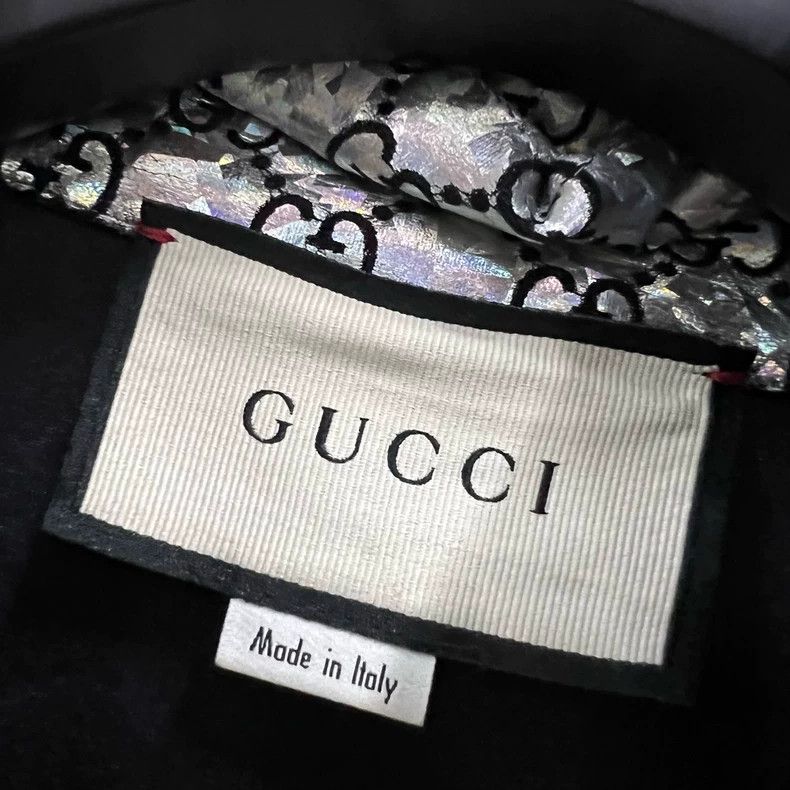 Gucci Gucci Silver full-print GG school uniform jacket Size US S / EU 44-46 / 1 - 3 Thumbnail