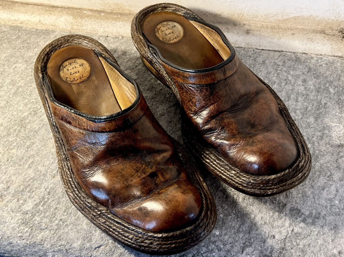 Other Rare Joseph Debach Artisinal Clogs/Sabot, Size 4 (43-44 EU) Size US 10.5 / EU 43-44 - 8 Thumbnail