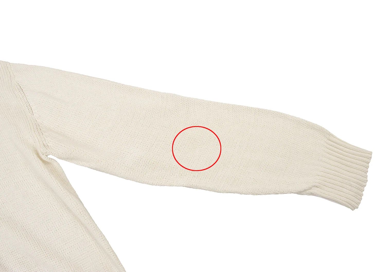 Yohji Yamamoto Yohji Yamamoto Cotton Loose Gauge Knit Jacket Cream 3 Size US L / EU 52-54 / 3 - 5 Thumbnail