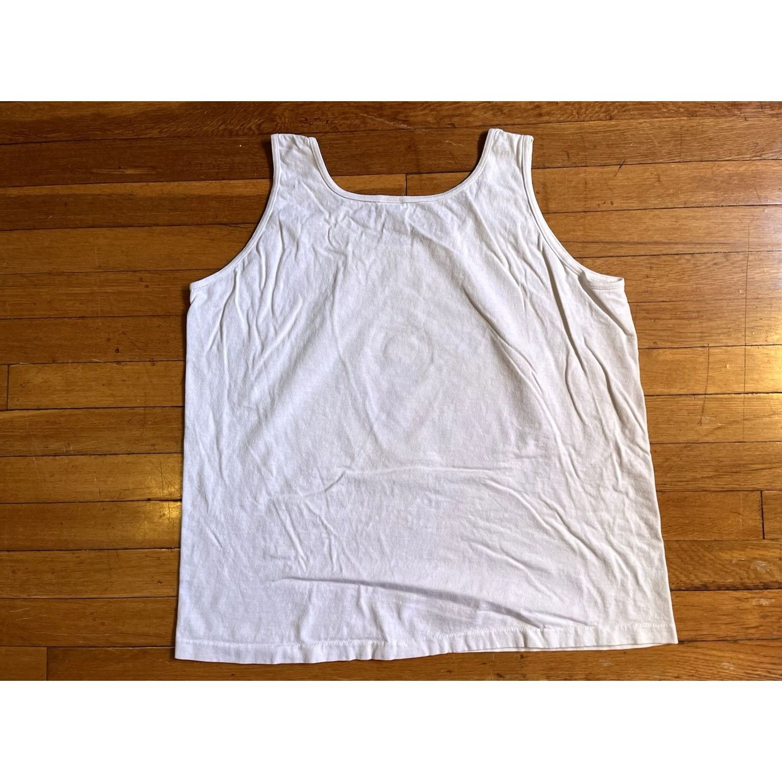 Disney VINTAGE Disney Mickey Mouse Tank Top Men XL White 80s USA Shirt Mens XS? Size US XL / EU 56 / 4 - 7 Thumbnail