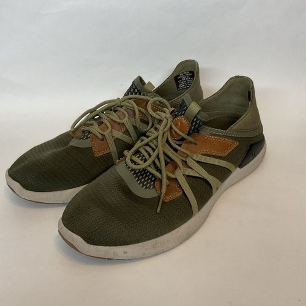 Olukai Olukai Mio Li Green Lava Rock Lace Up Sneakers Men 41/US8 Size US 8 / EU 41 - 1 Thumbnail