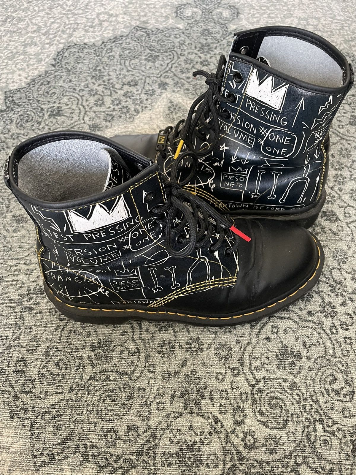 Dr. Martens 1460 LIMITED EDITION BASQUIAT II Black popular mens 10