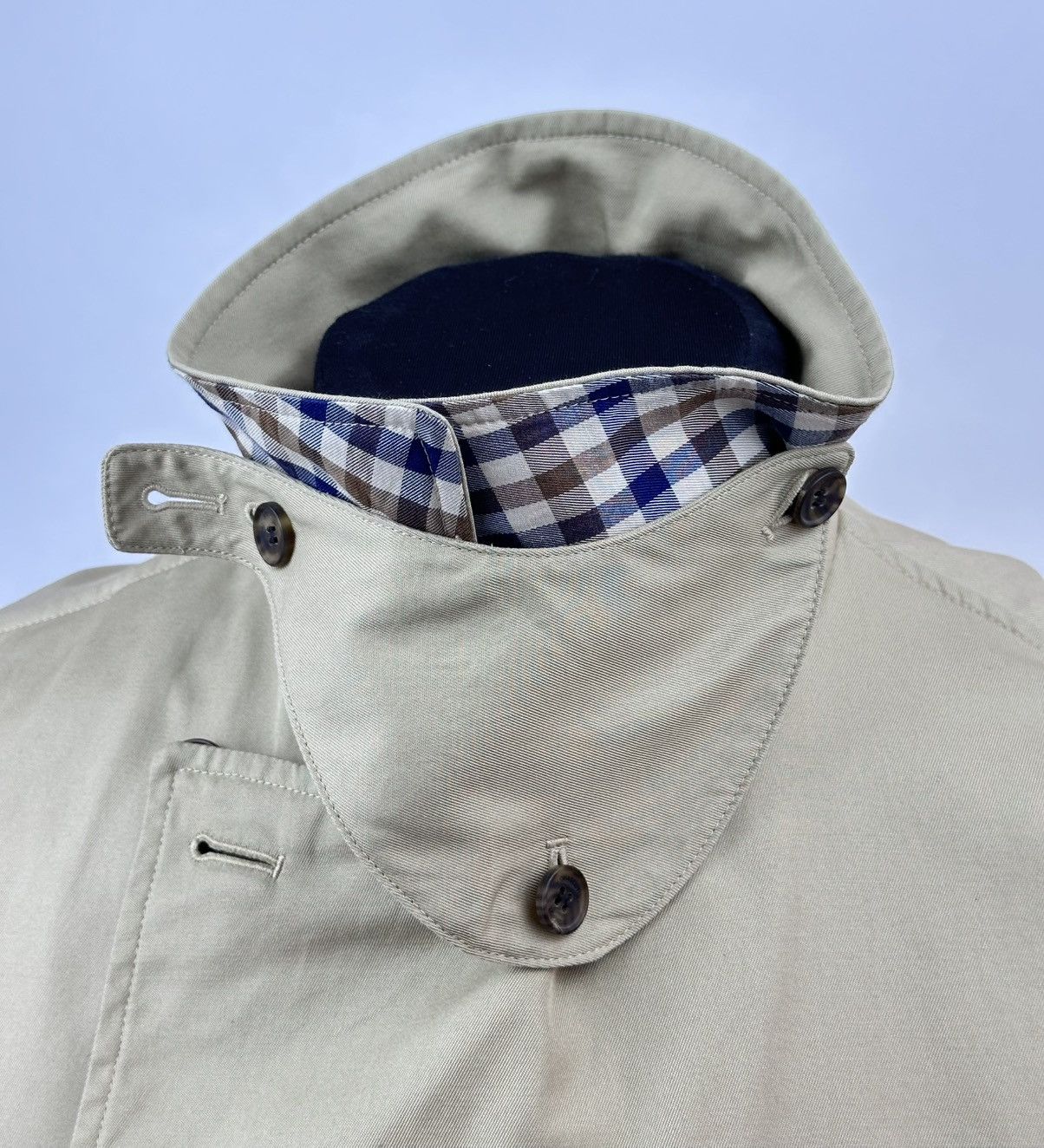 Aquascutum Aquascutum London Double Breasted Trench Coat England Check Size US S / EU 44-46 / 1 - 4 Thumbnail