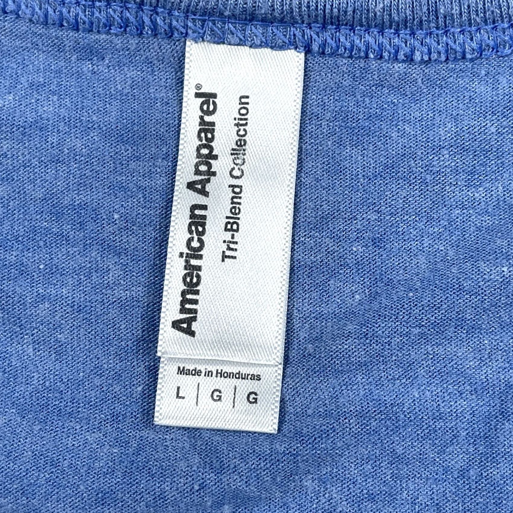American Apparel American Apparel Tank Top Mens L Large Blue 603 Live Free Or Die Sleeveless Size US L / EU 52-54 / 3 - 7 Thumbnail