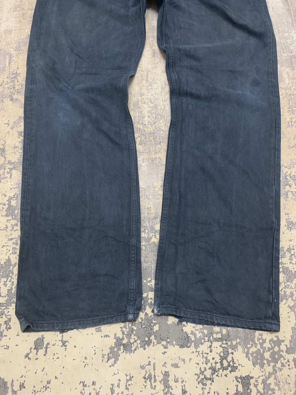Levi's Levi’s 501 Super Black Y2K Distressed Denim Size US 38 / EU 54 - 3 Thumbnail