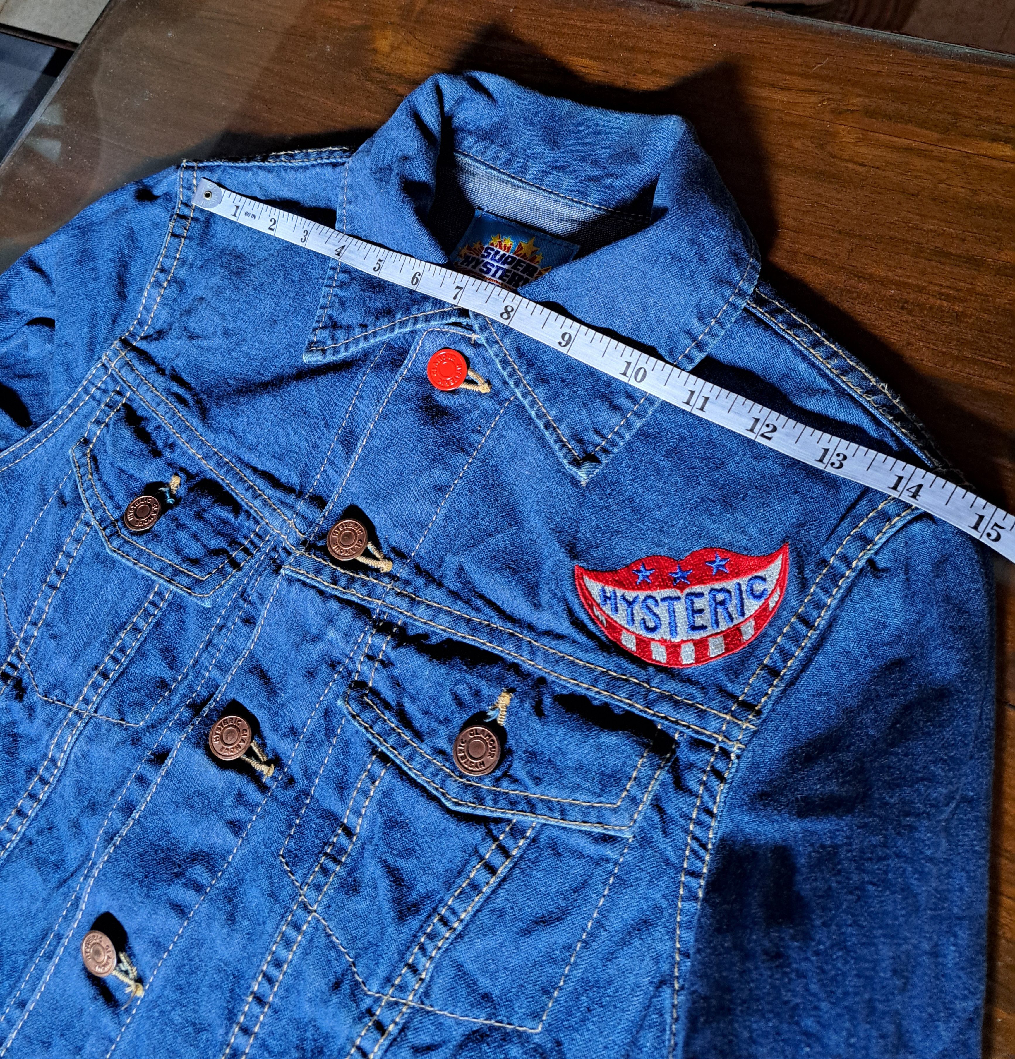 Hysteric Glamour Vintage 90s Hysteric Glamour Denim Jacket Women S Size S / US 4 / IT 40 - 13 Thumbnail