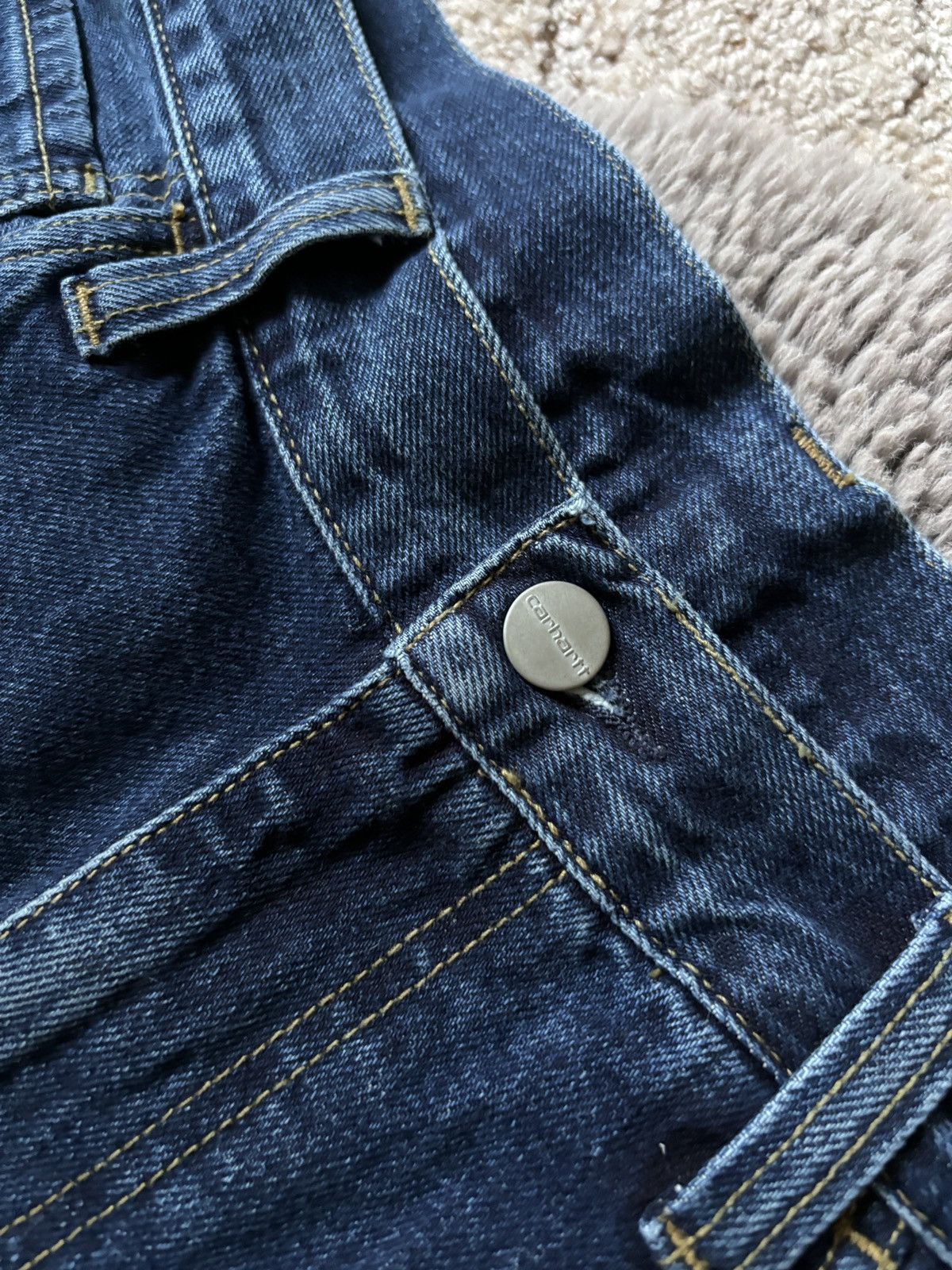 Carhartt Carhartt jeans Landon baggy blue denim pants Size US 34 / EU 50 - 7 Thumbnail