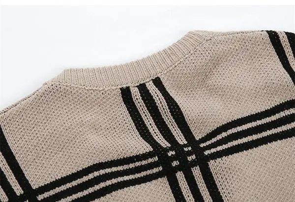 VIBE Flannel Beige Cardigan Sweater Size US L / EU 52-54 / 3 - 6 Thumbnail