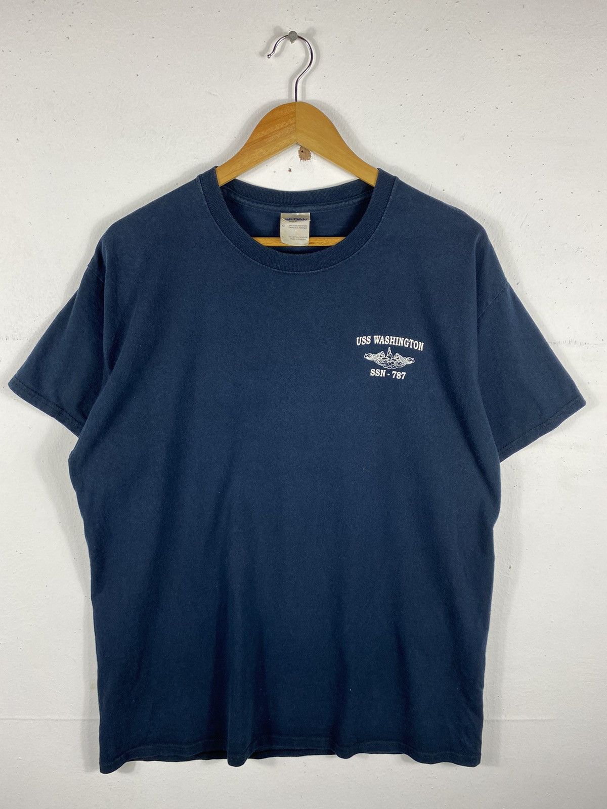 Vintage Vintage Early 2000 USS Washington SSN 787 T-Shirt Size US L / EU 52-54 / 3 - 8 Thumbnail