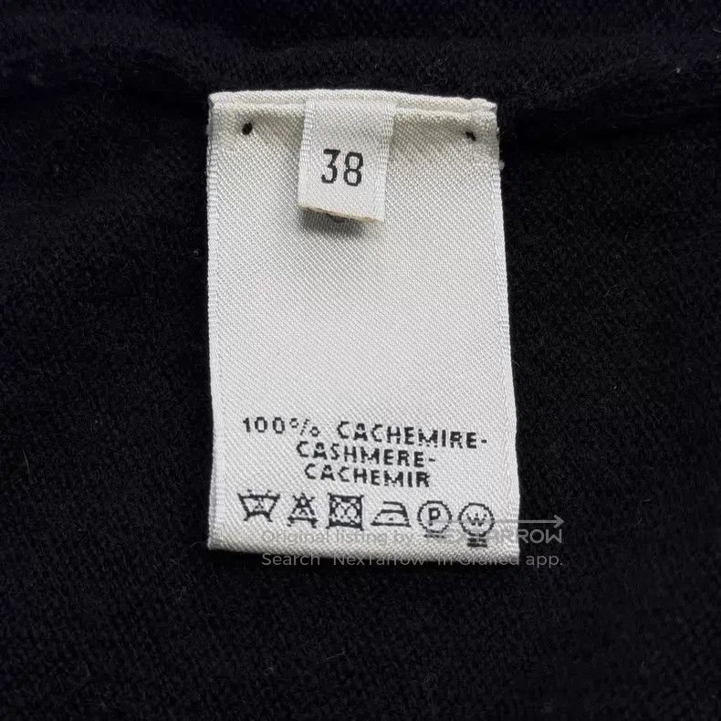 Hermes Hermes Black Metal Logo Cashmere Sweater Size XS / US 0-2 / IT 36-38 - 6 Thumbnail