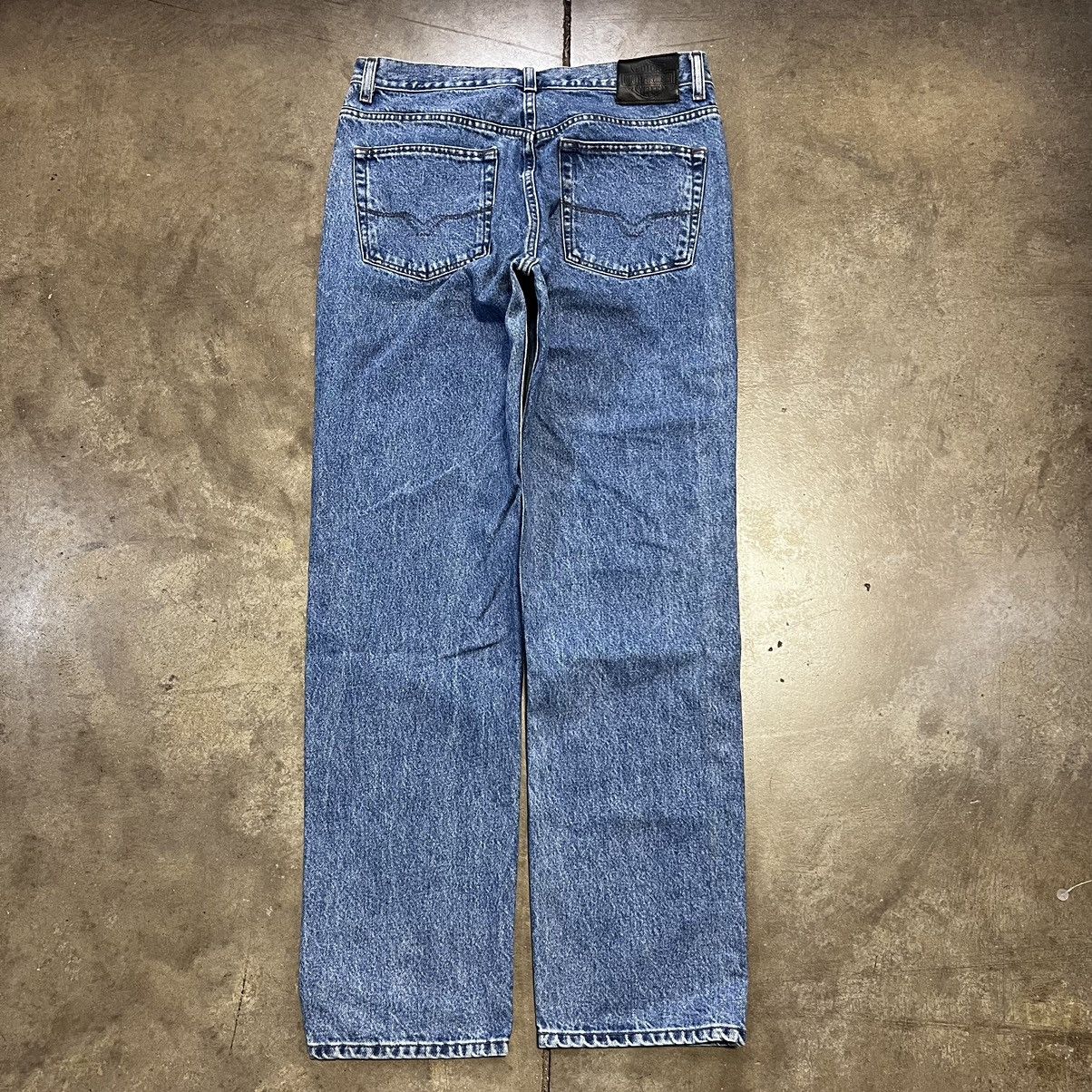 Harley Davidson × Vintage Vintage Y2K Harley Davidson Denim Jeans Medium Wash Straight Size US 36 / EU 52 - 6 Thumbnail