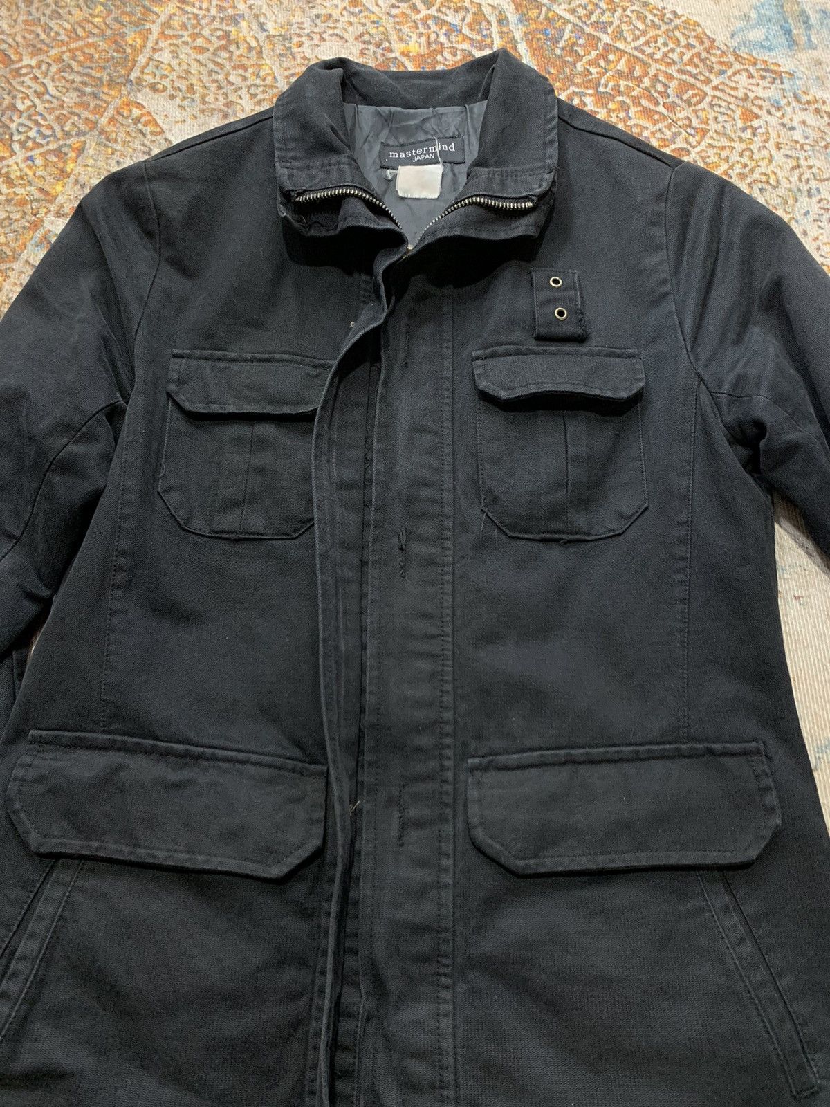 Mastermind Japan Mastermind Japan Military Distressed black Faded Jacket Size US S / EU 44-46 / 1 - 3 Thumbnail