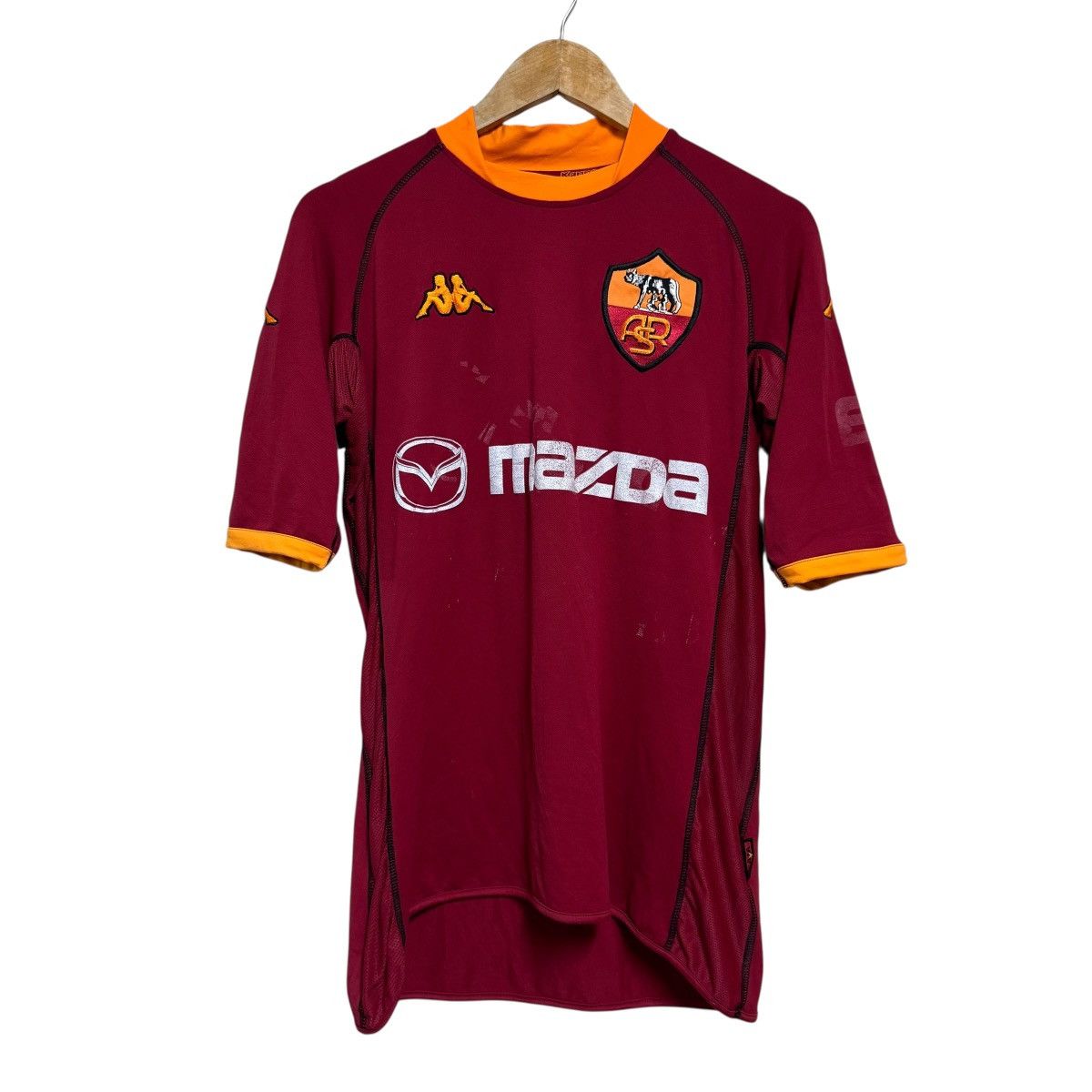 Kappa Vintage As Roma Jersey Kappa 2002 Mazda Size US L / EU 52-54 / 3 - 1 Thumbnail