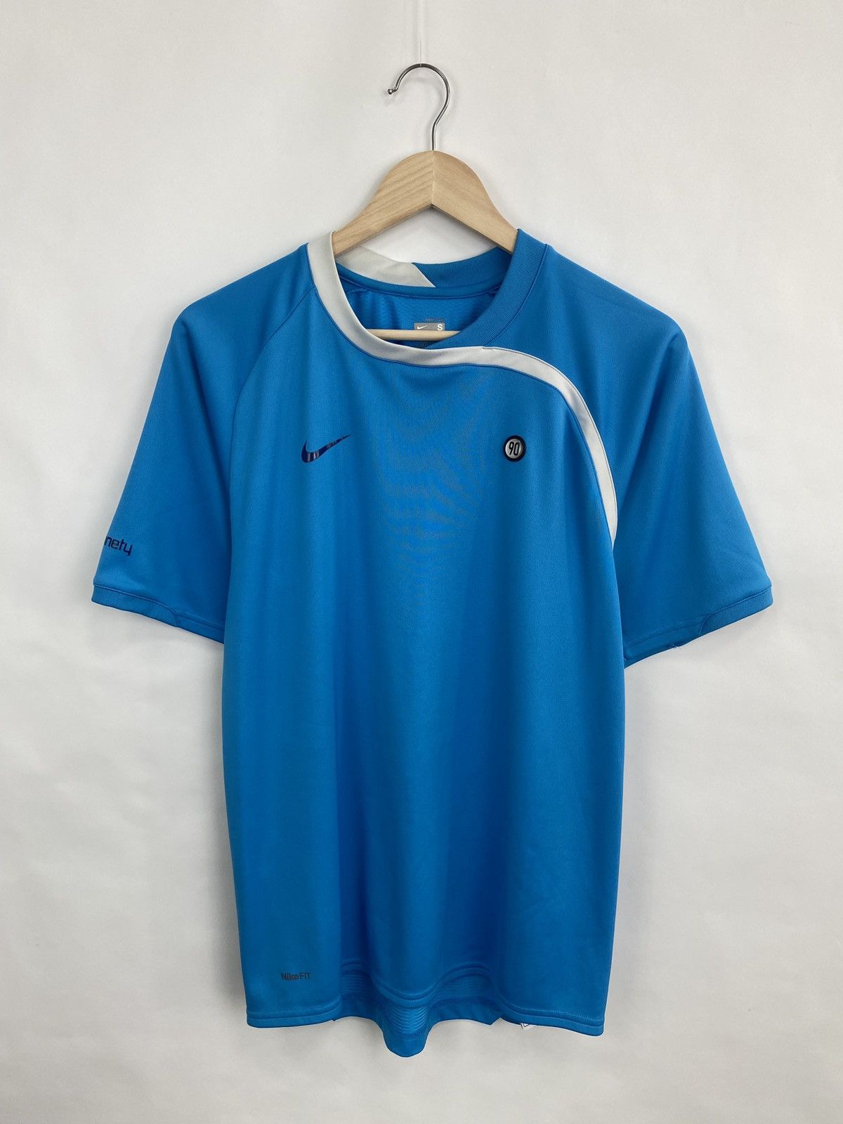 Nike × Vintage 🇺🇸 Vintage 90s Nike Total Ninety T-Shirt Y2K Rare Retro Size US S / EU 44-46 / 1 - 3 Thumbnail