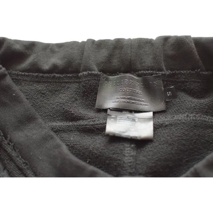 Philipp Plein Philipp Plein Couture Black Cotton Trousers Size 25" / US 0 / IT 36 - 4 Thumbnail