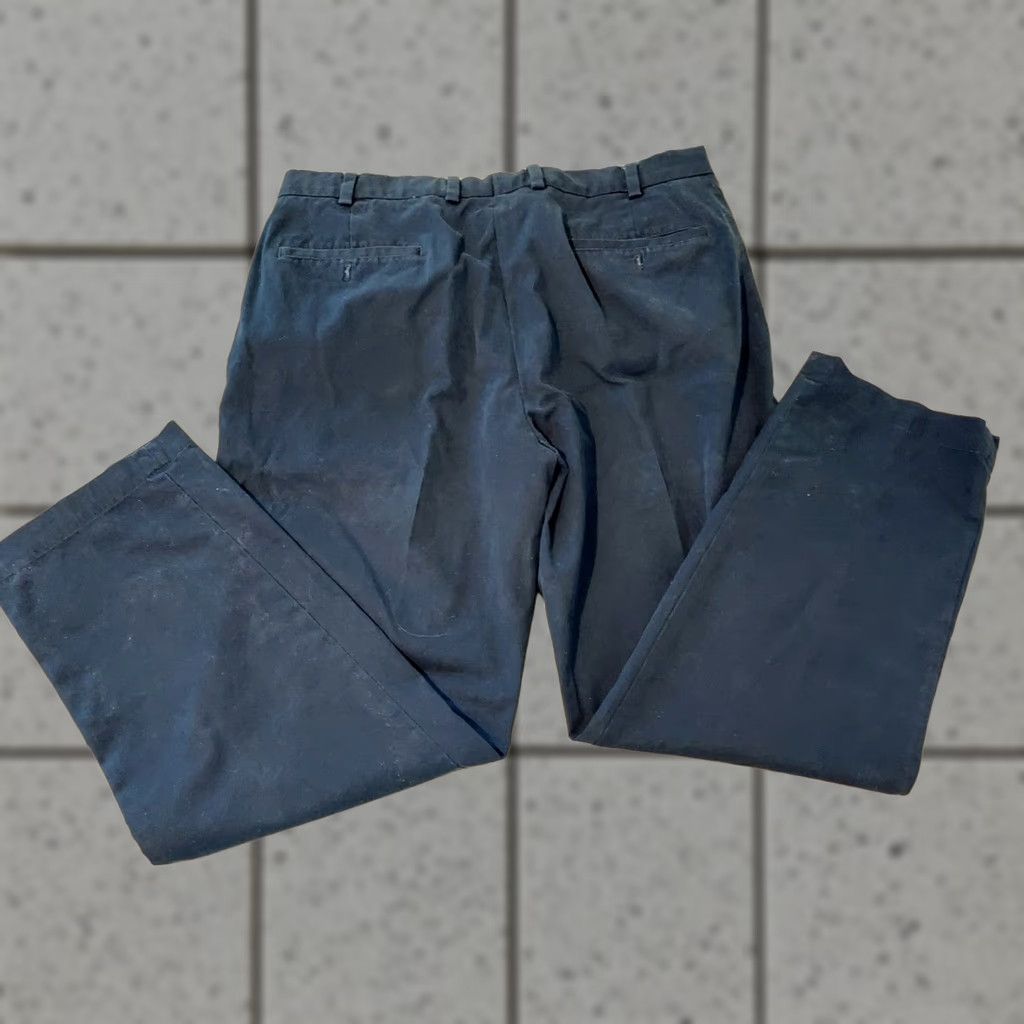 Brooks Brothers Brooks Brothers Mens Pants Chino 38x30 Cotton Blue Regular 38 Chino Trouser Slack Dress Pants Size US 38 / EU 54 - 1 Thumbnail