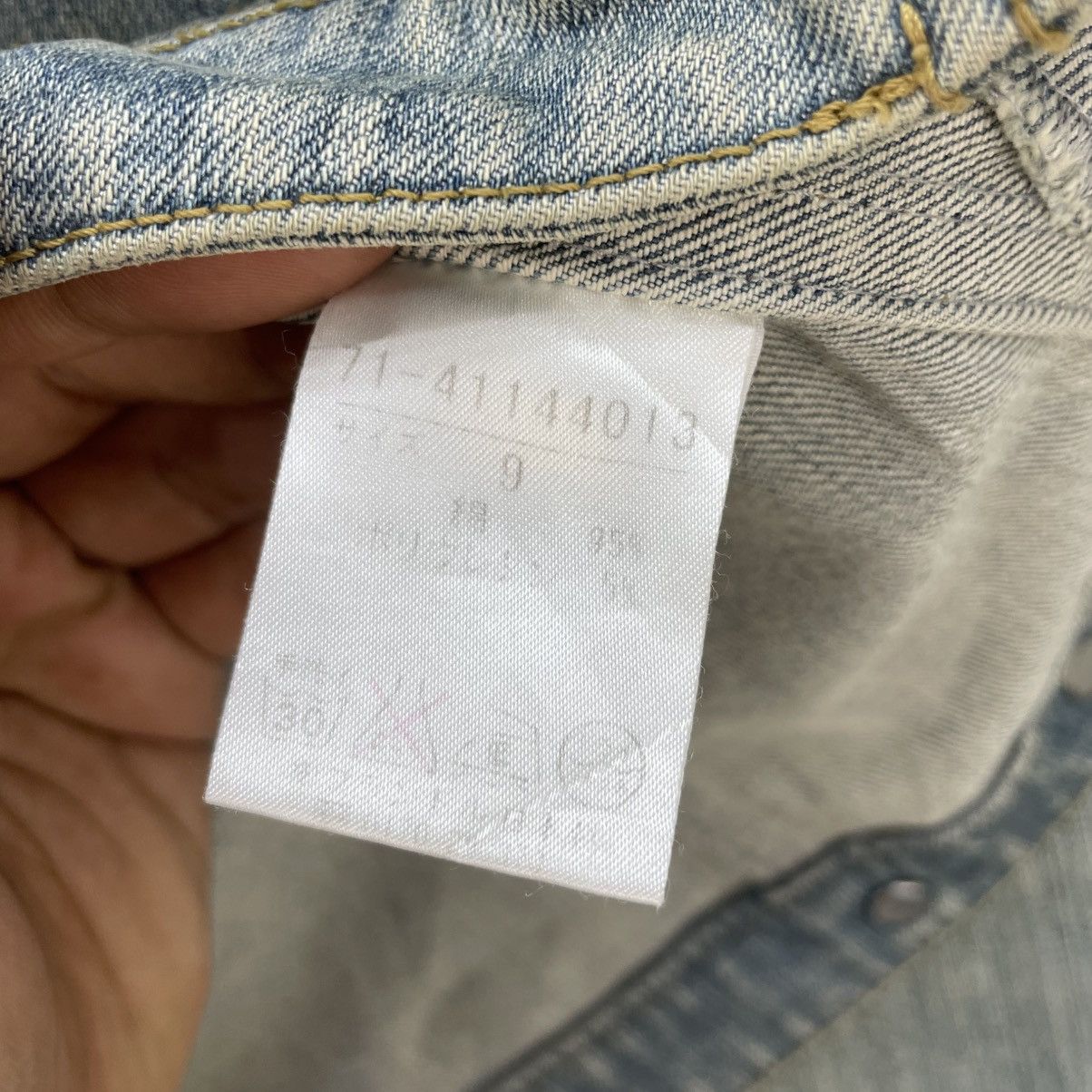 Yohji Yamamoto 💥Vintage Ined Denim Made In Japan Size M / US 6-8 / IT 42-44 - 8 Thumbnail