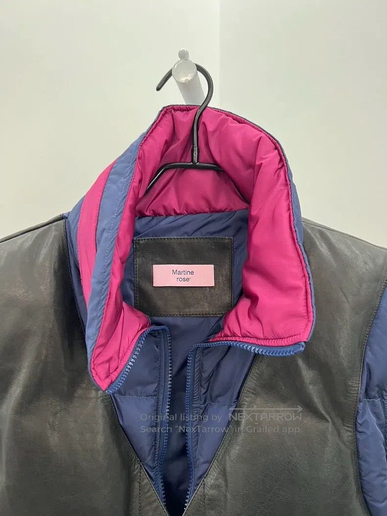 Martine Rose Martine Rose Autumn and Winter Fake Two-Piece Blue Patchwo Size US XS / EU 42 / 0 - 2 Thumbnail