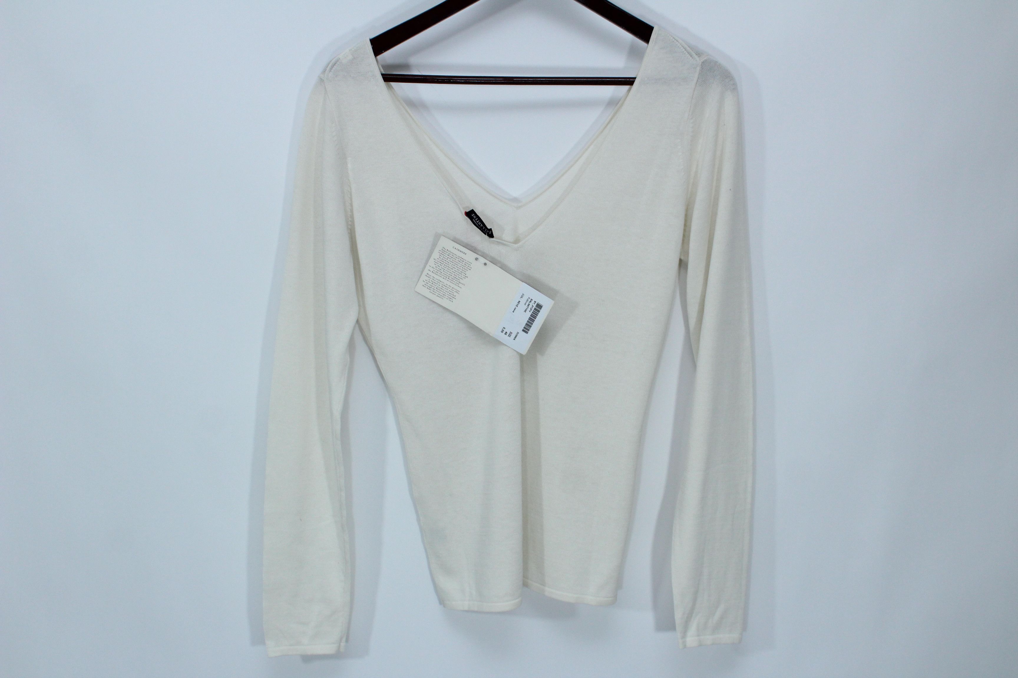 Ballantyne Ballantyne Cashmere Silk Sweater Wms Size 46 Made In Italy Size L / US 10 / IT 46 - 1 Thumbnail