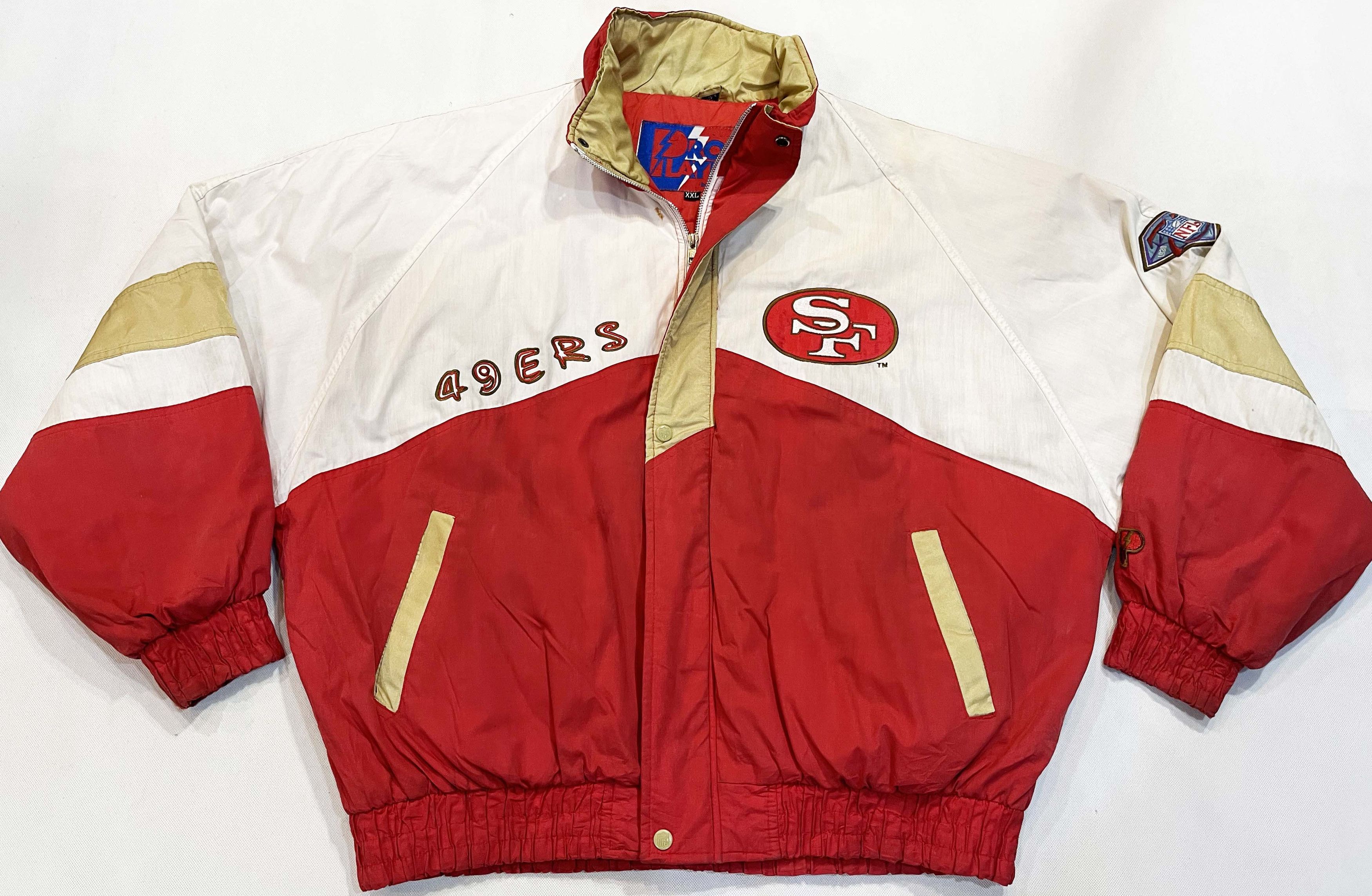 SF 49ers vintage NFL Original on sale jacket size xxl