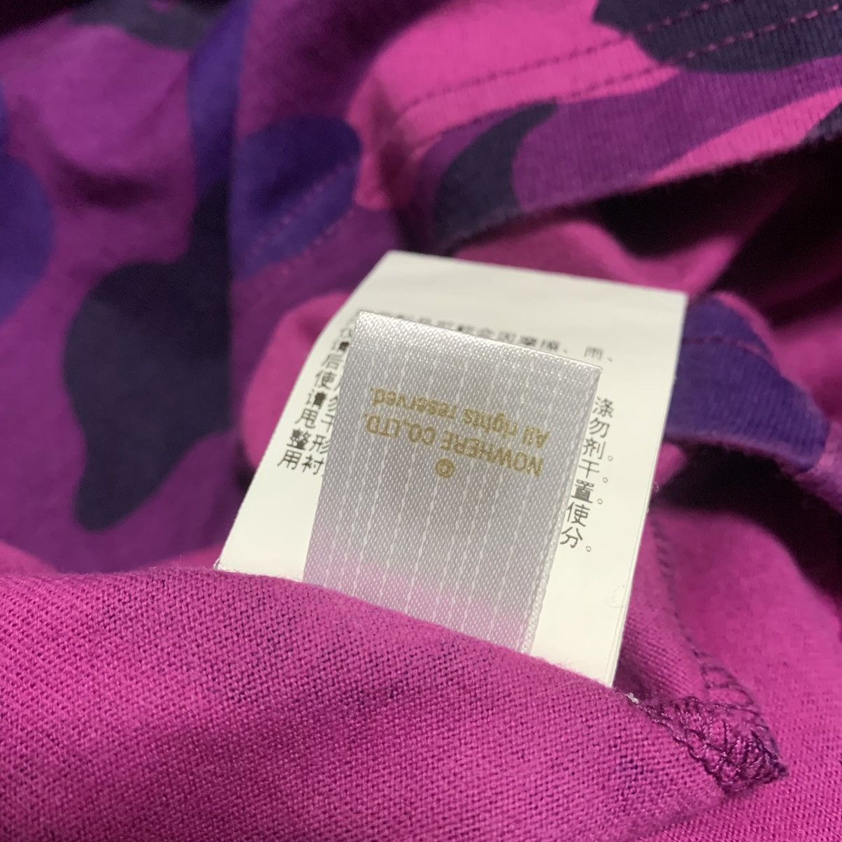 Bape Bape Medium Shark Purple Camo Long Sleeve Tee A Bathing Ape Size US M / EU 48-50 / 2 - 11 Thumbnail