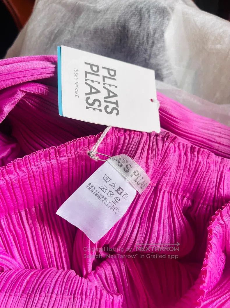 Issey Miyake Issey Miyake size:3 Pink Pants Size 22" - 4 Thumbnail