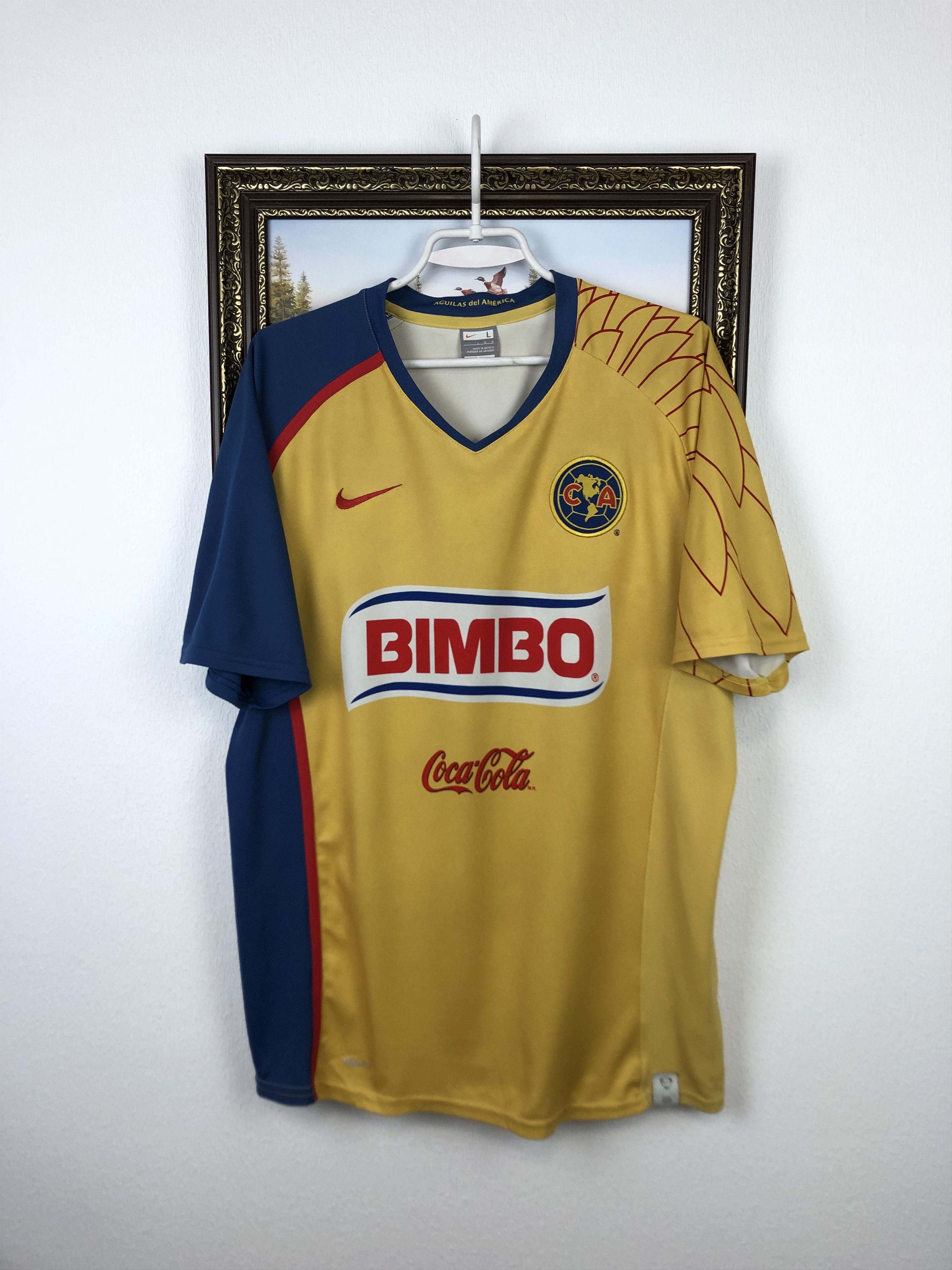 Nike Club America football shirt 2007 Soccer Nike Jersey Tee Size US L / EU 52-54 / 3 - 1 Thumbnail