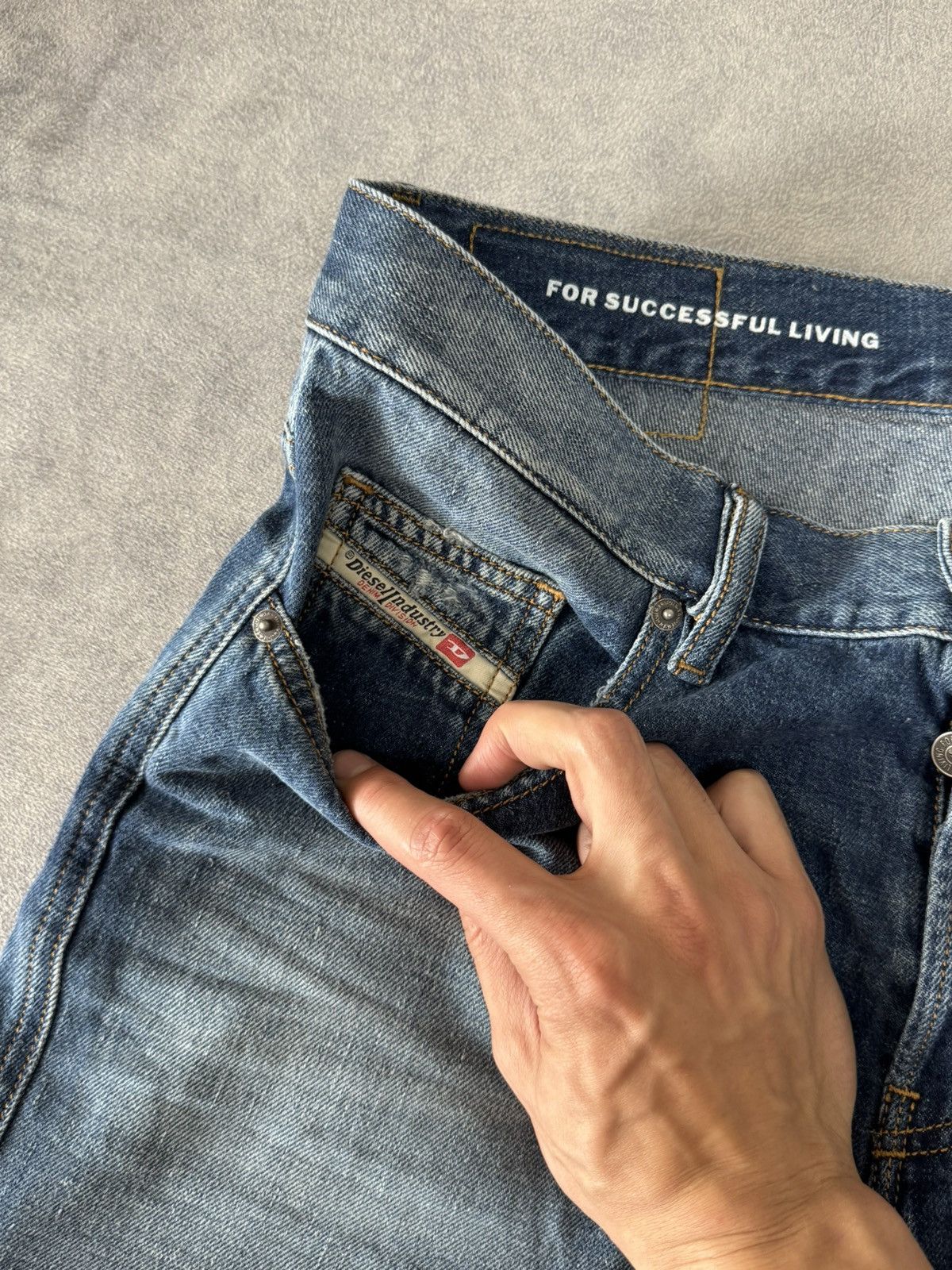 Diesel × Vintage Diesel Y2K denim jeans pants baggy vintage style size 32 M Size US 32 / EU 48 - 9 Thumbnail