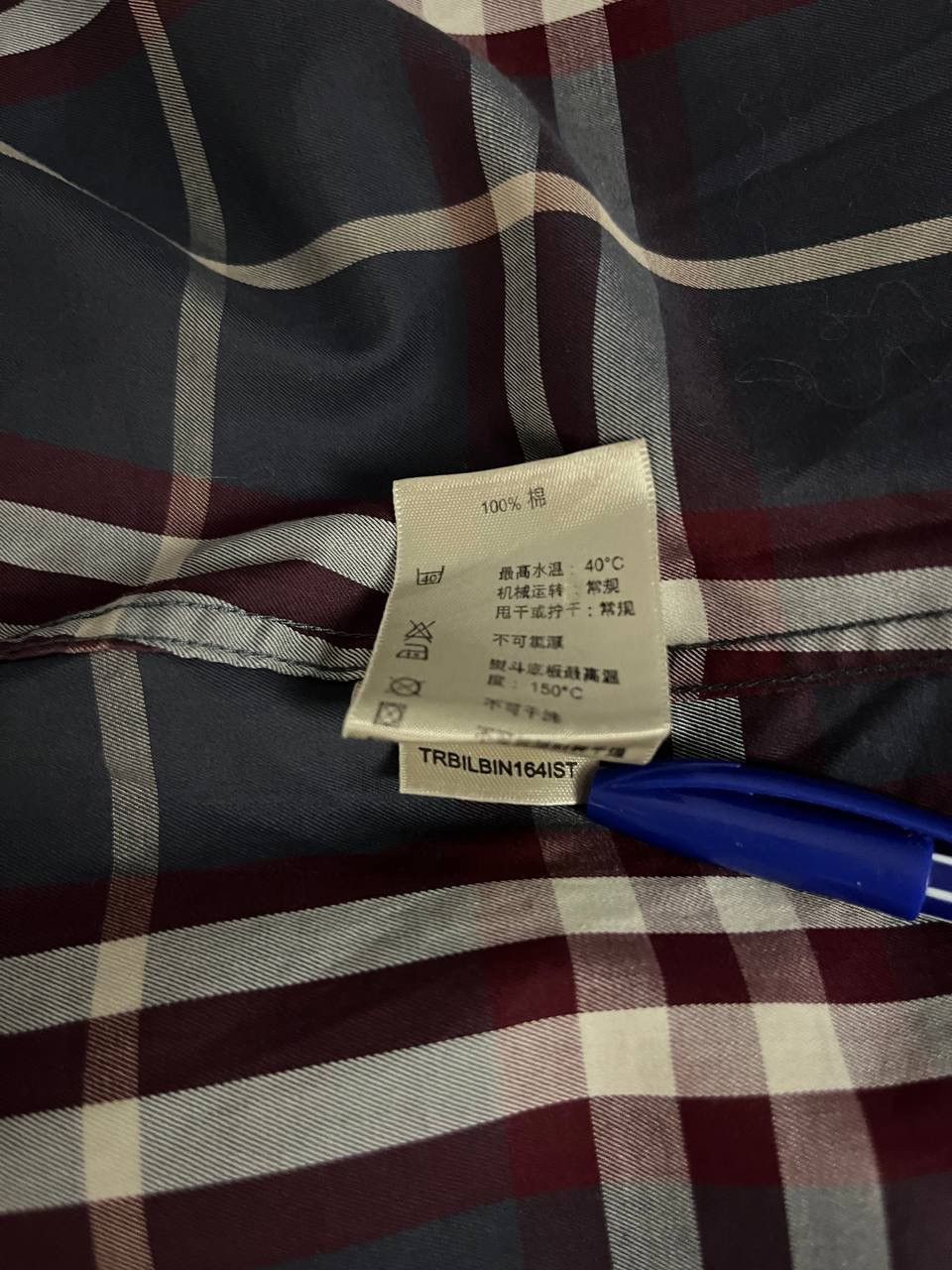 Burberry Burberry Shirt Nova Check Navy Size US L / EU 52-54 / 3 - 11 Thumbnail