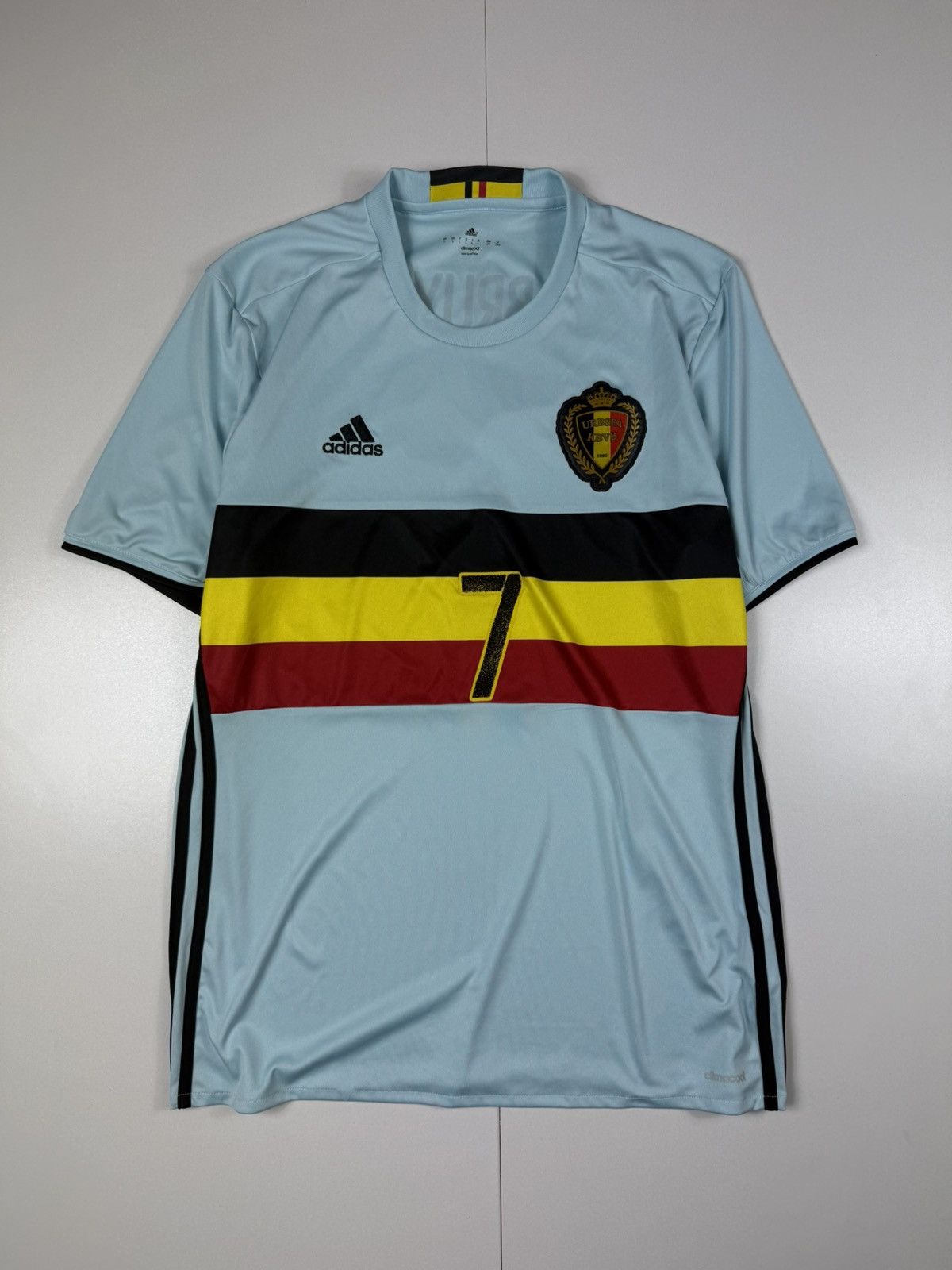 Adidas Adidas Belgium Away Jersey 2015/16 Kevin De Bruyne #7 Size US L / EU 52-54 / 3 - 2 Thumbnail