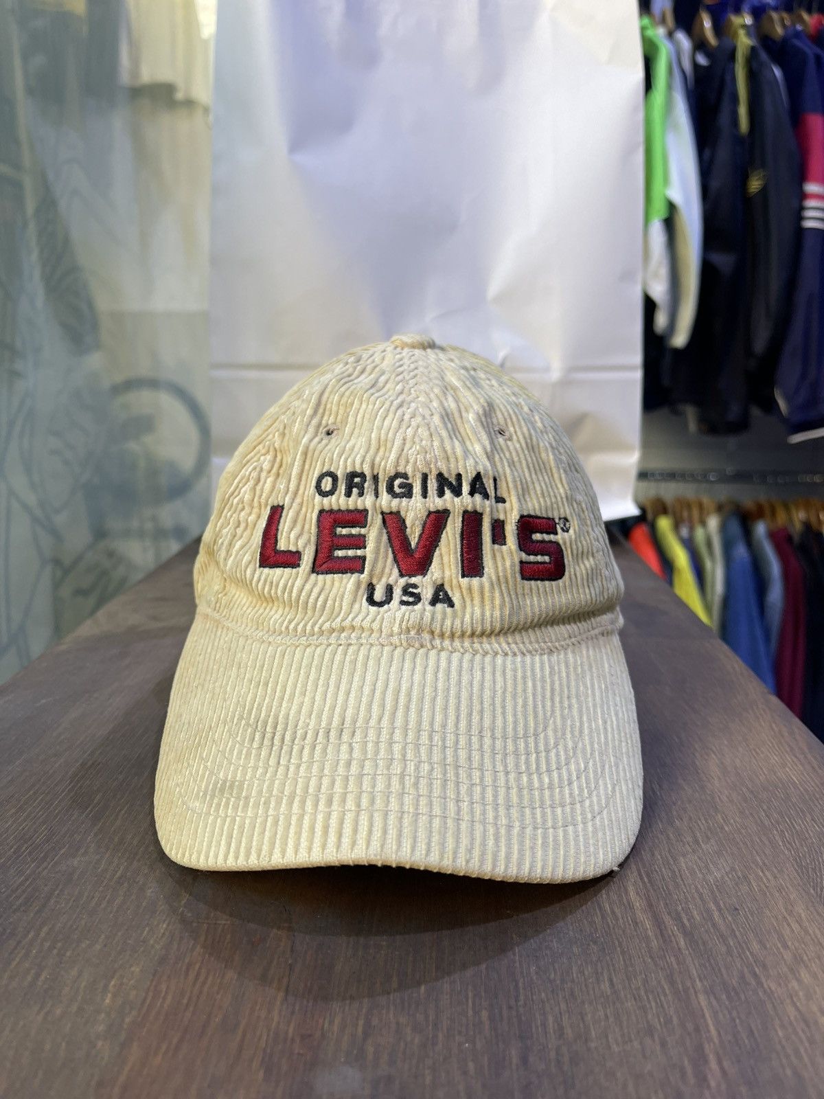 Levi's × Vintage Vintage Levi’s Corduroy hat 90s Size ONE SIZE - 1 Thumbnail