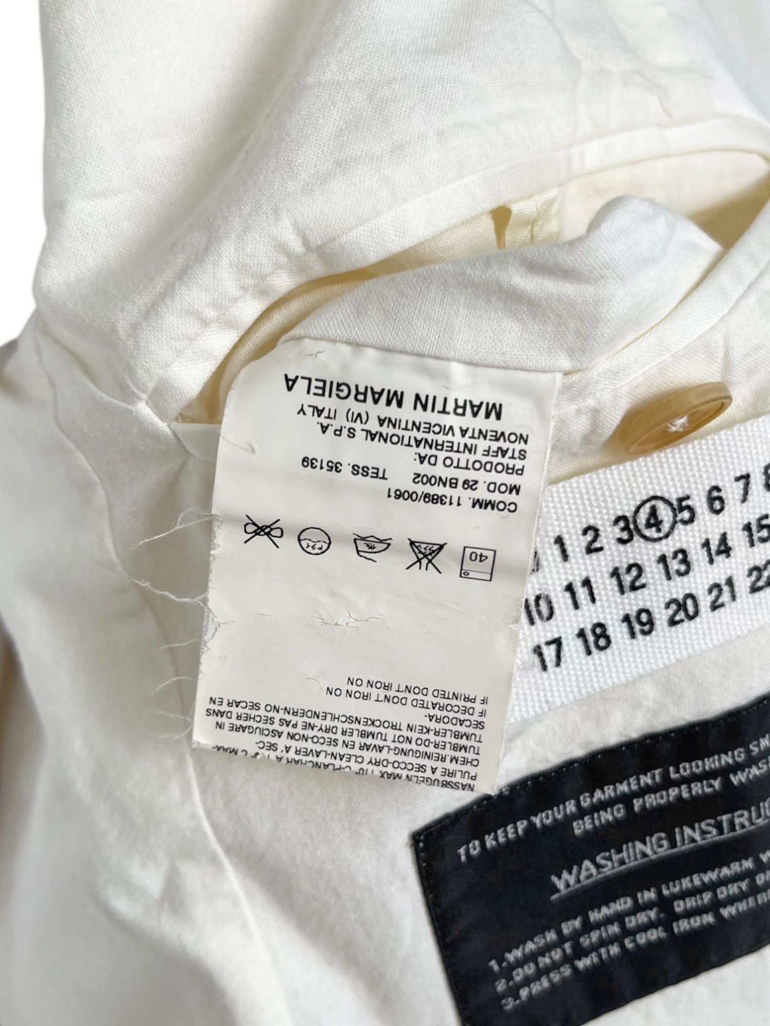 Maison Margiela by Martin S/S 2006 White Cotton Blazer Size M / US 6-8 / IT 42-44 - 13 Thumbnail