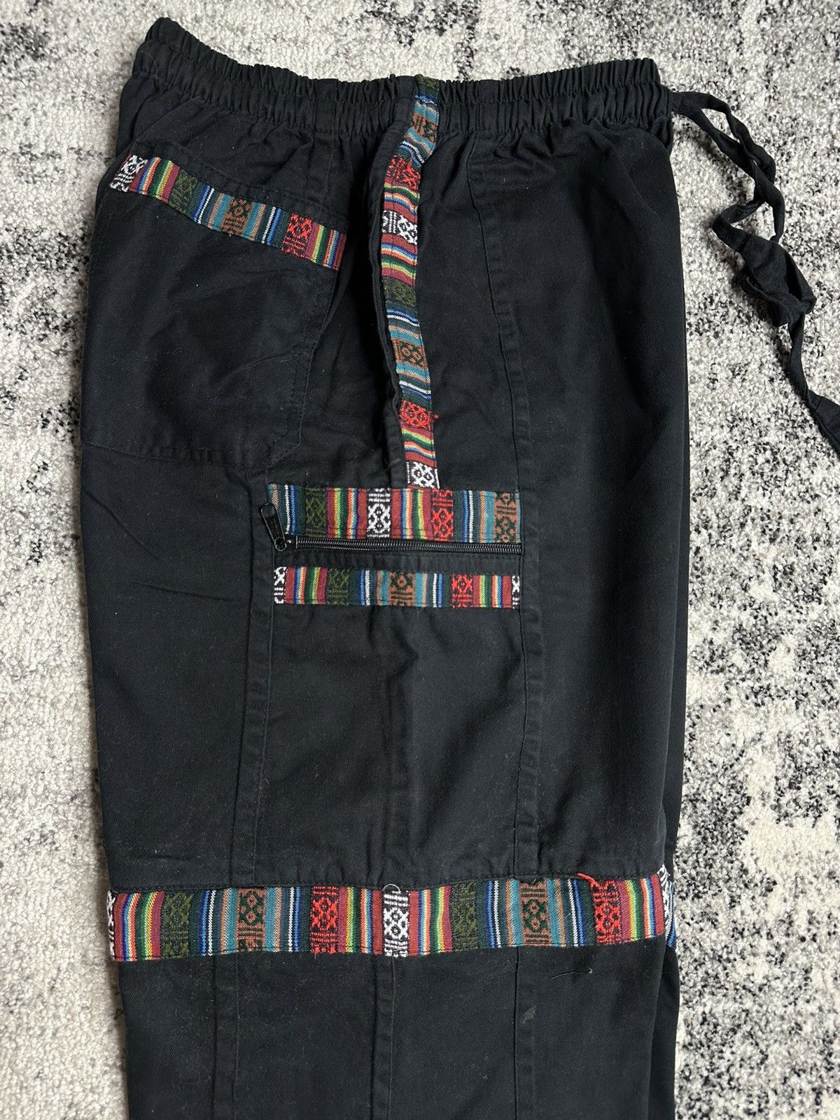 Vintage Vintage StreetWear Japan Style 2 in 1 Pants Shorts Y2k Rare Size US 33 - 7 Thumbnail