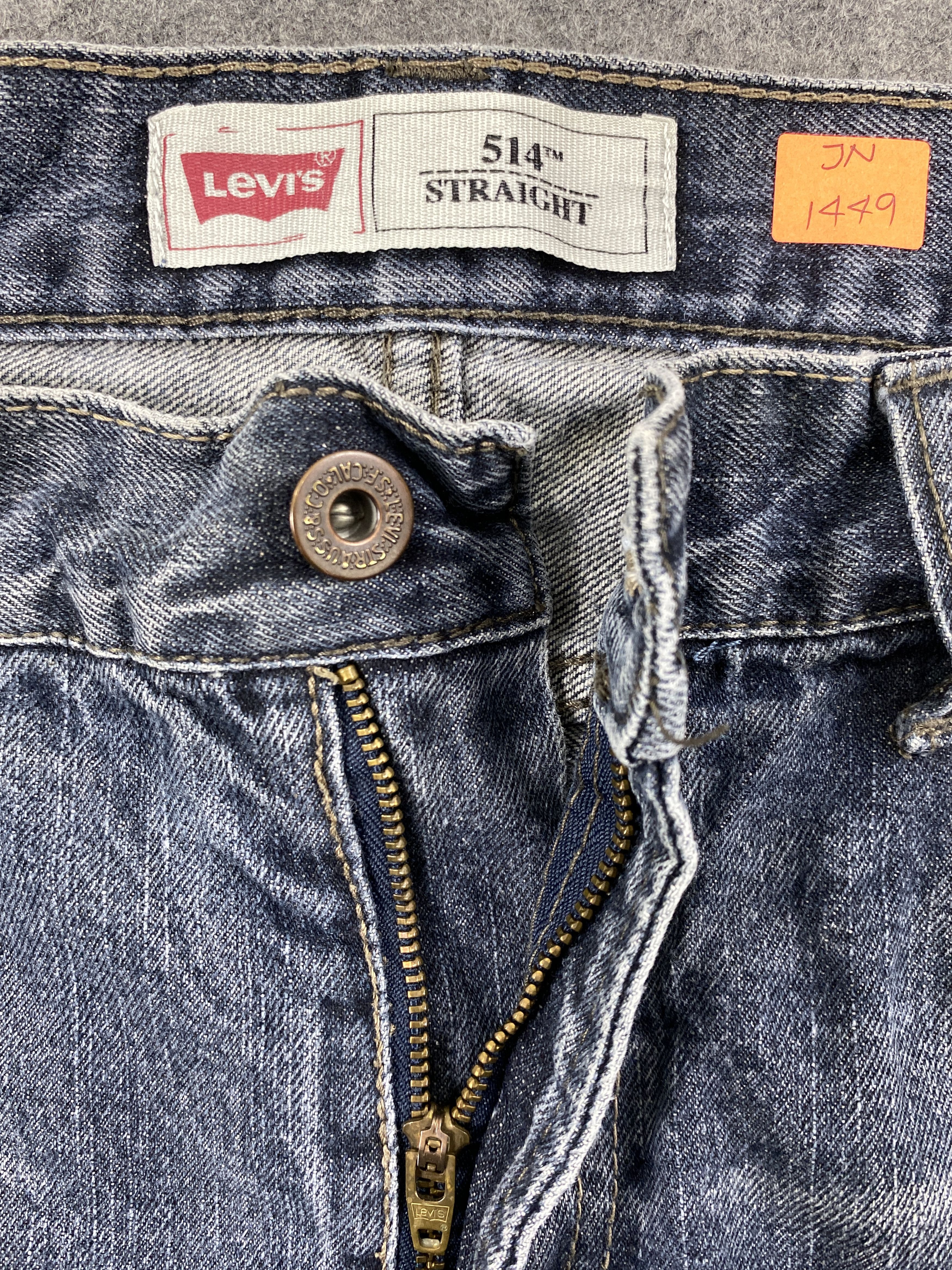 Levi's Faded Blue Vintage Levi's 514 Jeans 33x28 Denim -JN1449 Size US 33 - 6 Thumbnail