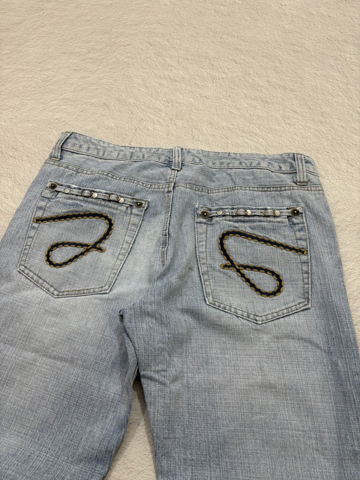 Hysteric Glamour 2000s Studet punk japan bootcut Denim y2k style Size US 33 - 4 Thumbnail