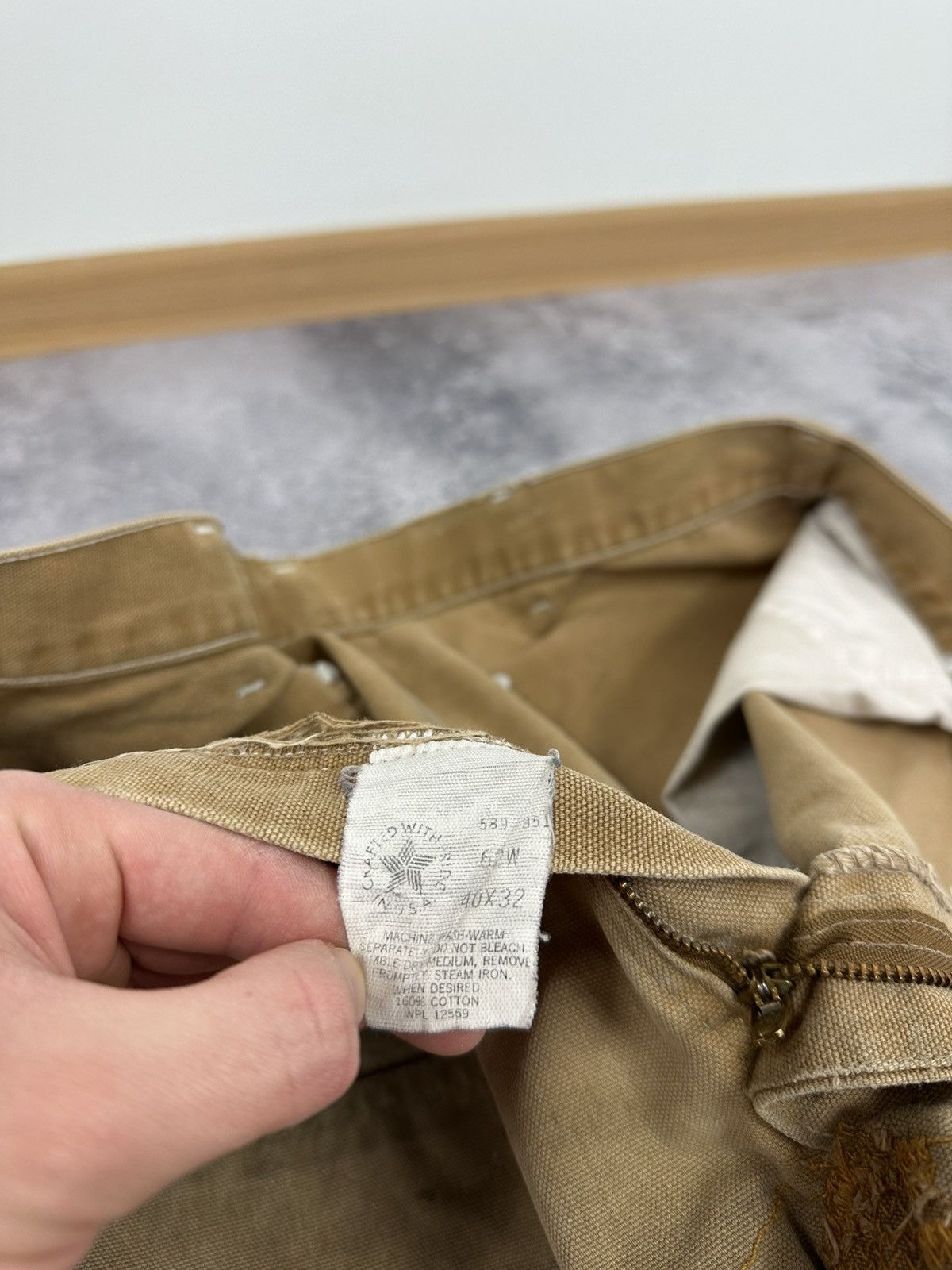 Carhartt Vintage 80s Carhartt 100 Year Anniversary USA Utility Pants Size US 38 / EU 54 - 17 Thumbnail