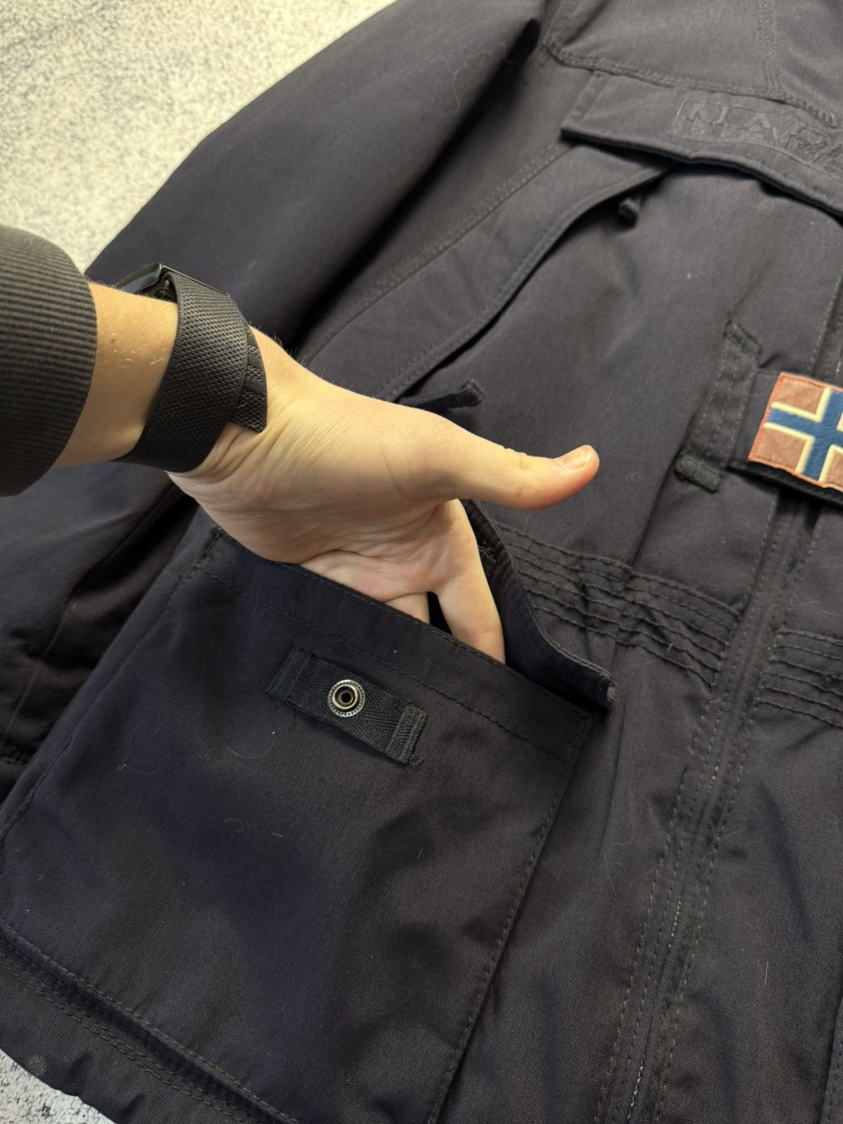 Napapijri Vintage Napapijri Anorak parka Jacket Size US S / EU 44-46 / 1 - 7 Thumbnail