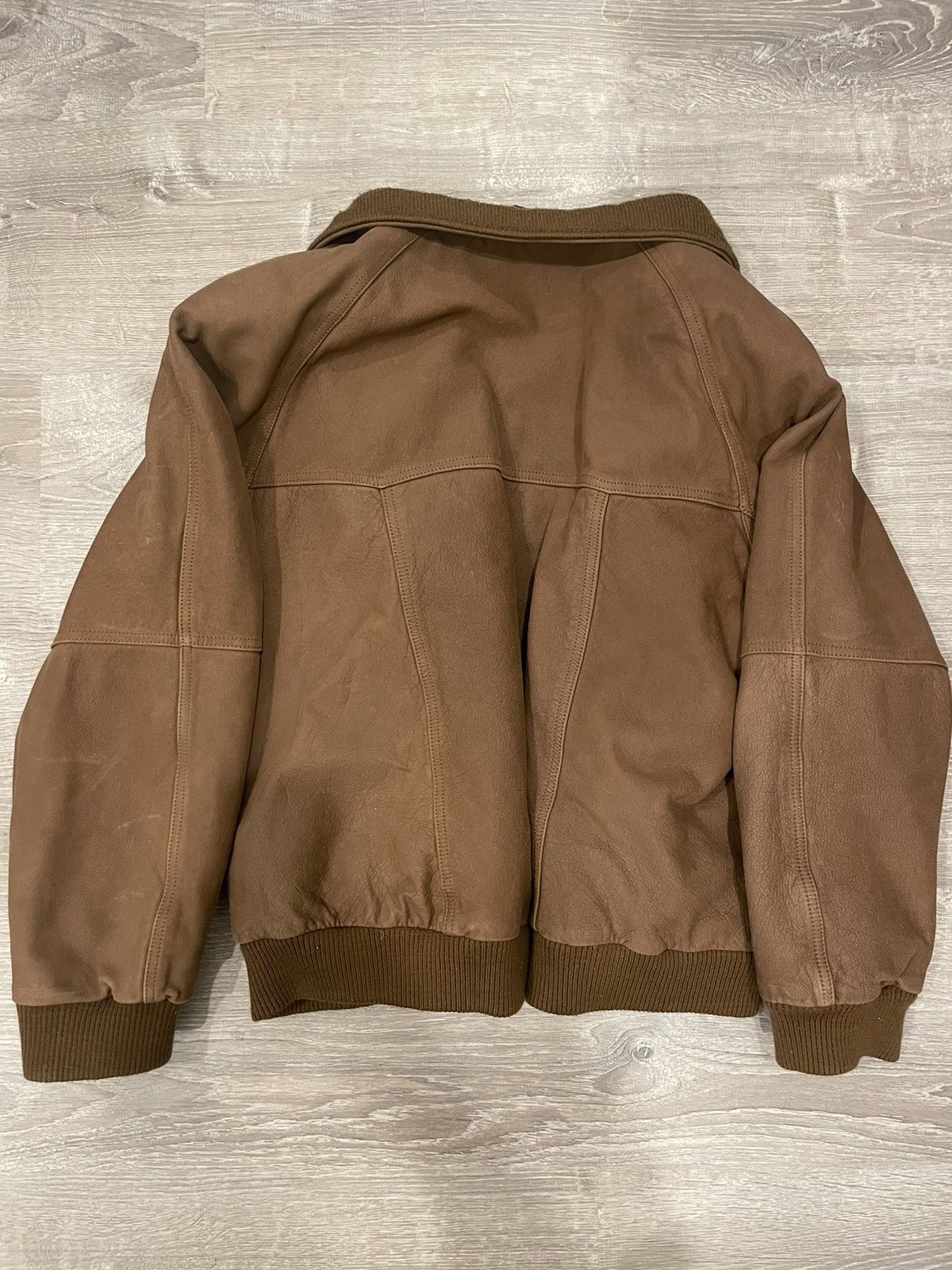 Members Only Members Only Brown Leather Jacket Size US L / EU 52-54 / 3 - 2 Thumbnail