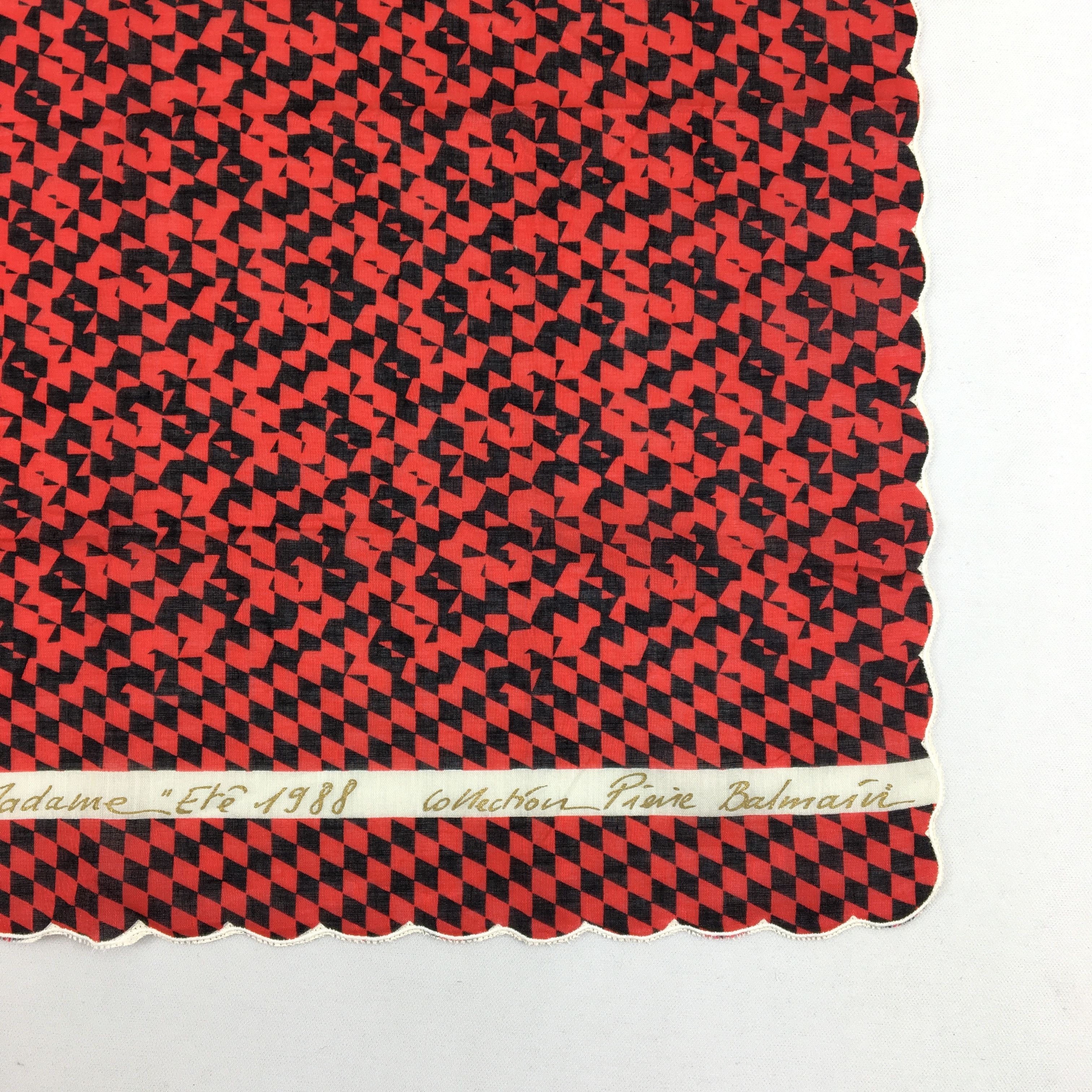 Japanese Brand Vintage Pierre Balmain Handkerchief Neckerchief Bandana Size ONE SIZE - 3 Thumbnail