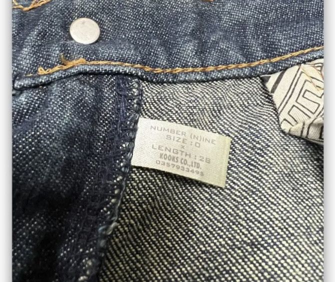 Japanese Brand × Number (N)ine NUMBER NINE DISTRESSED AND PATCHES JAPANESE BRAND DENIM Size US 31 - 23 Thumbnail